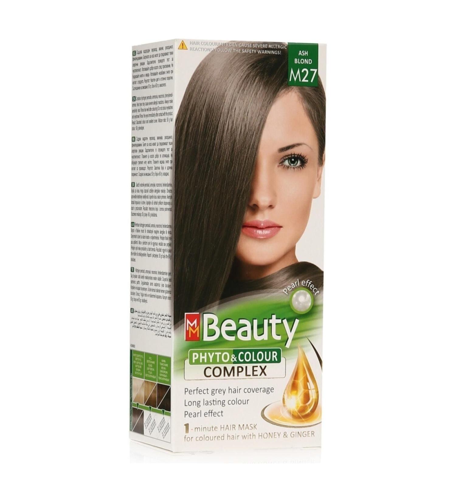 MM Beauty Herbal Hair Dye M27 Ash Blonde 110 gr