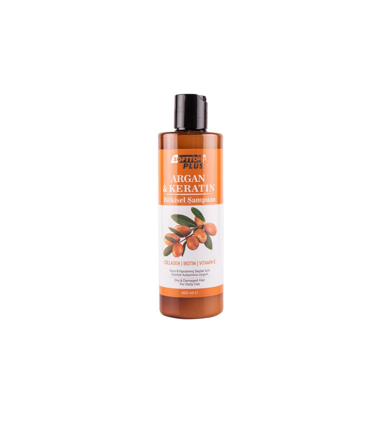 Softto Plus Argan&keratin Herbal Shampoo 400 ml