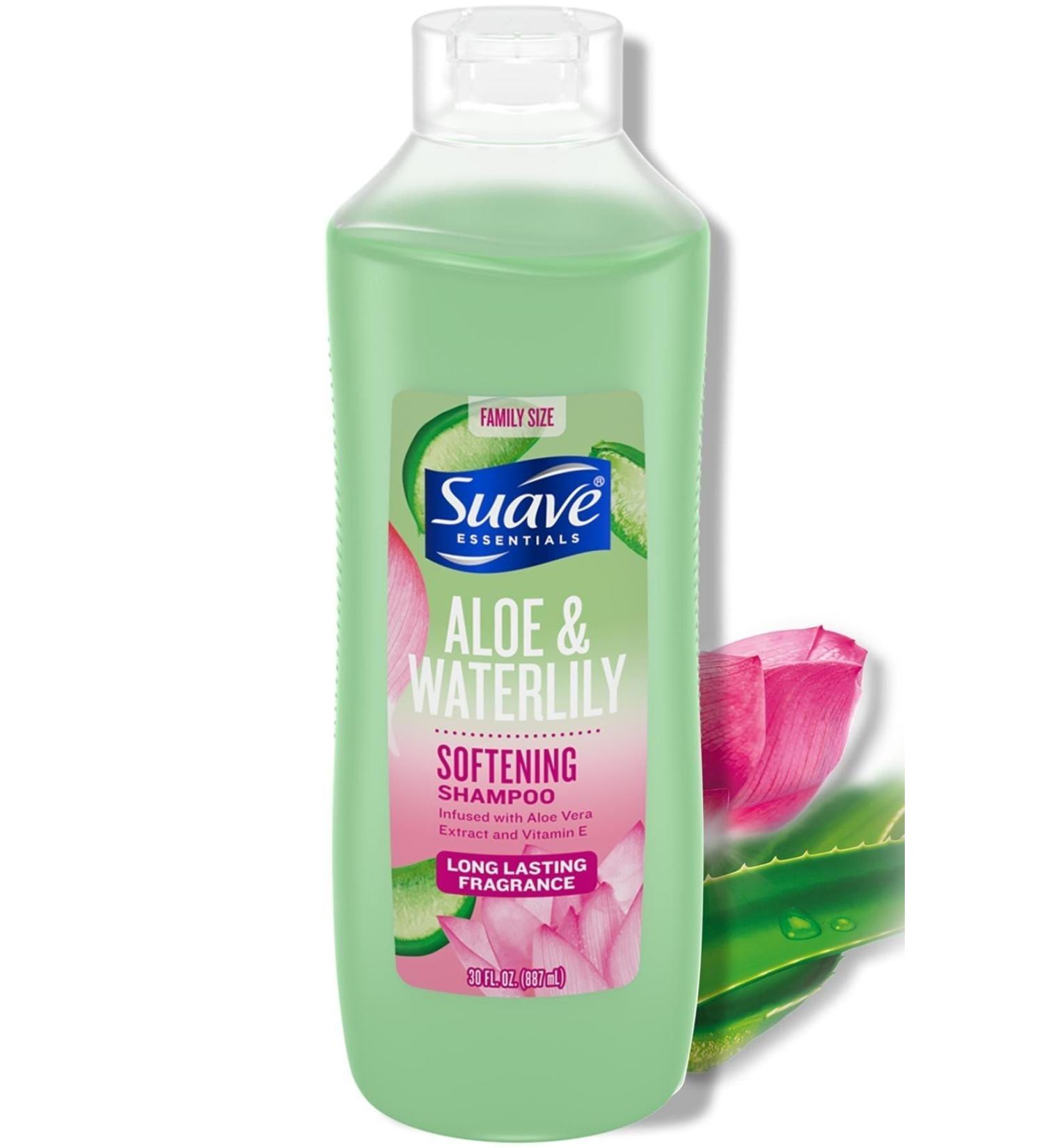 Suave Essentials Aloe & Water Lily Softness Shampoo 887ml