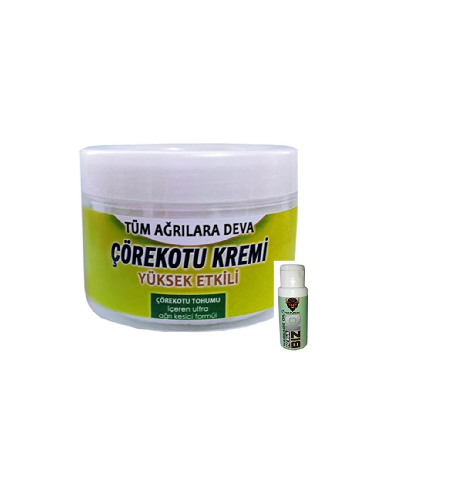 H NTOHU Black Cumin Cream for Body Pain 100 ml 3 Pieces With Massage Oil