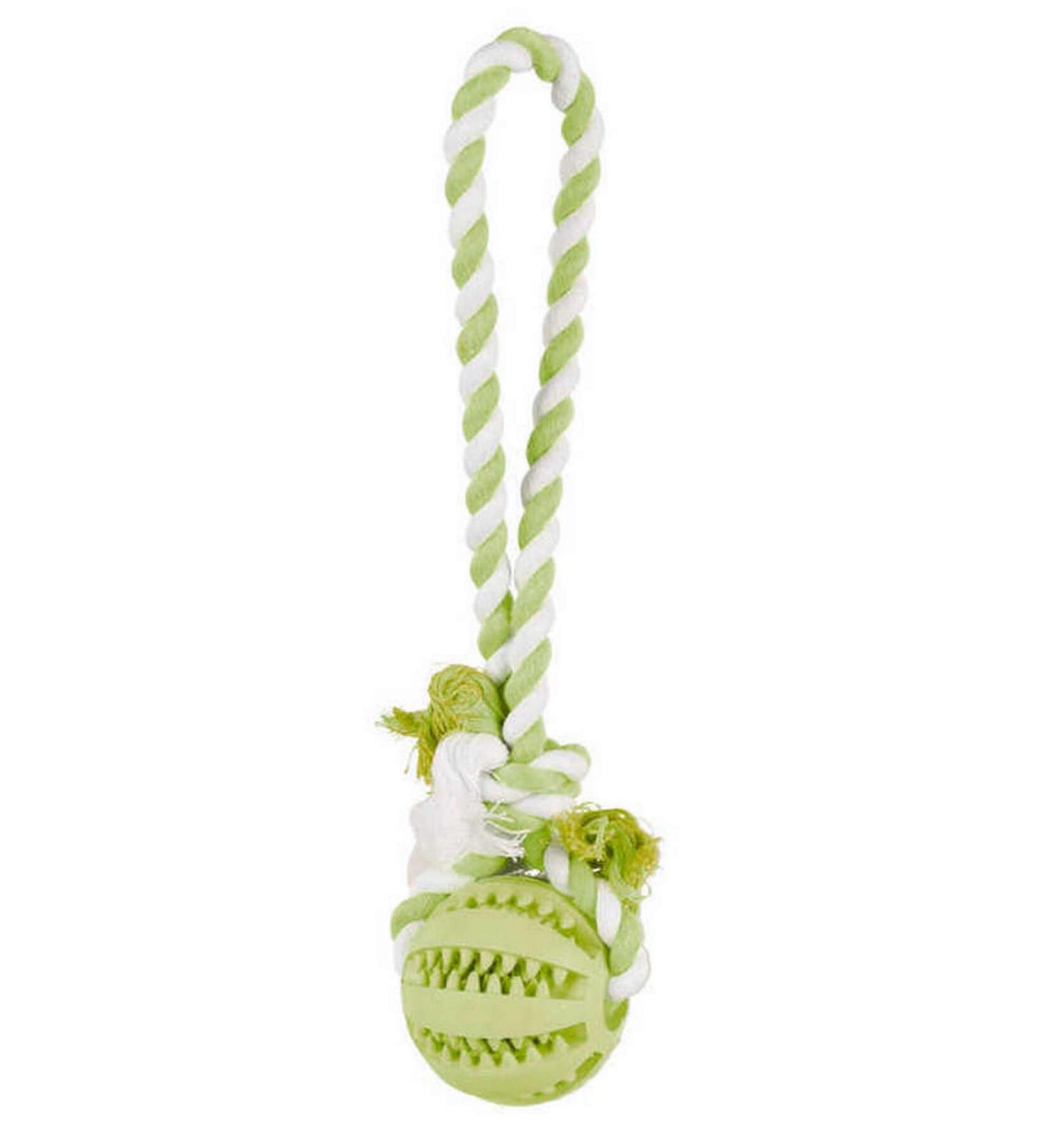 Trixie Dog Dental Ball Play Rope 430119