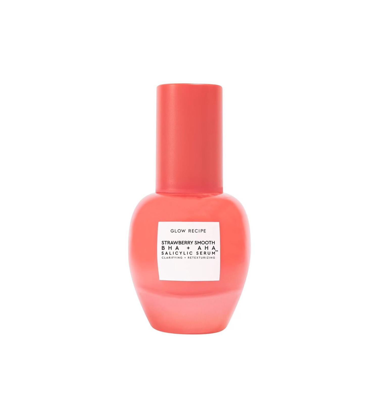 GLOW RECIPE Strawberry Smooth - Salicylic Acid AHA and BHA Containing Pore Tightening Brightening Serum 30ML