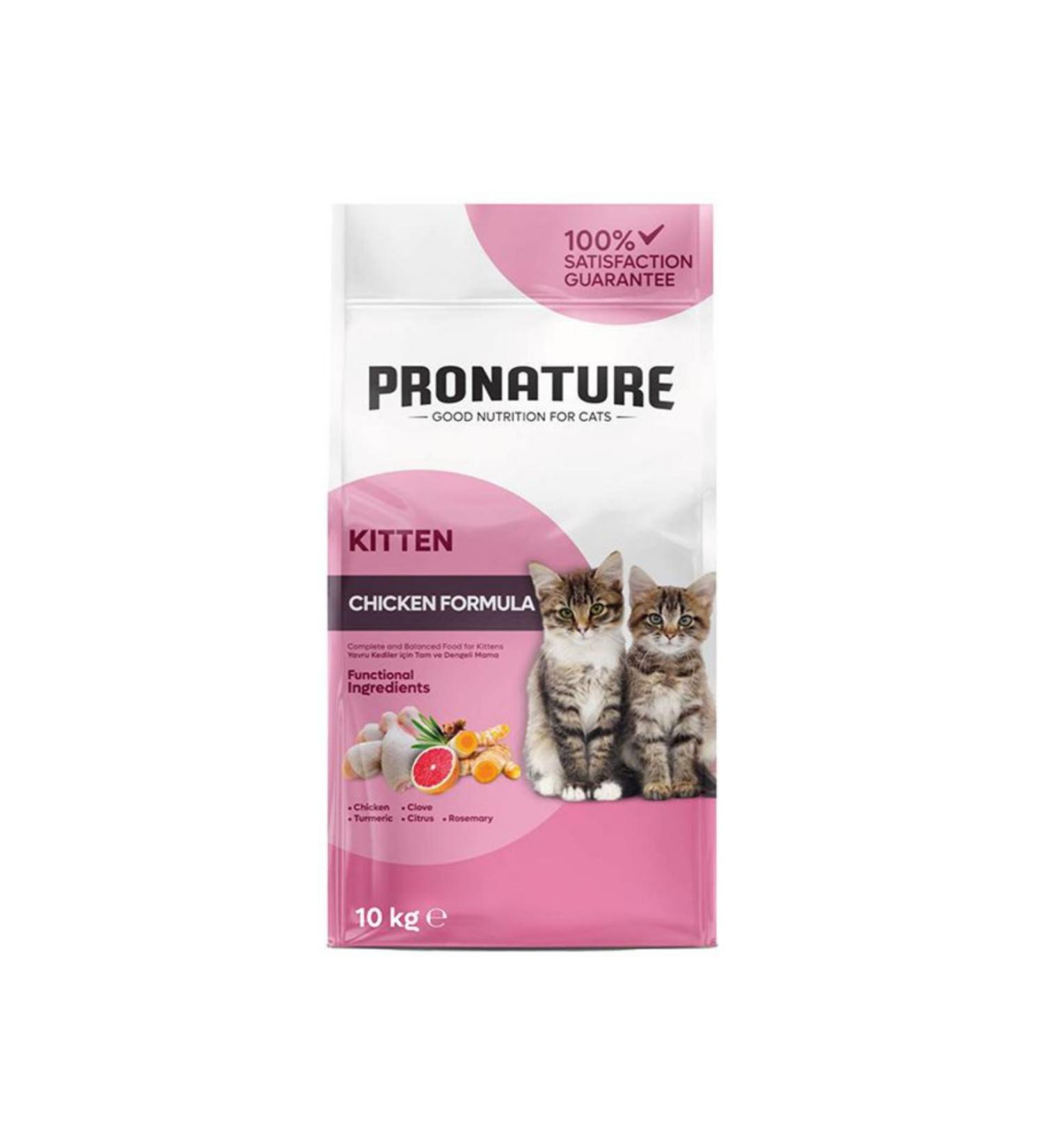 pronature Daily Growth Chicken and Rice Kitten Food 10kg - Buy Online on GoSupps.com