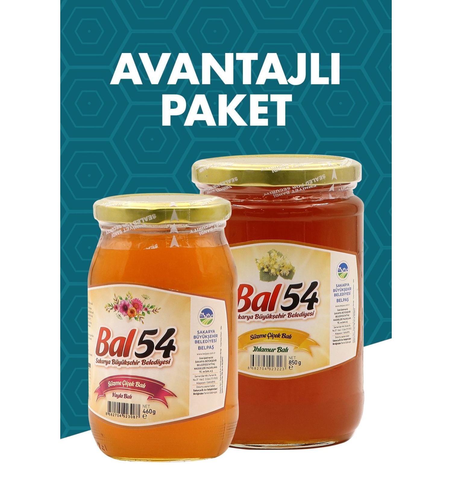 Bal54 2-Pack Advantage Pack Linden Honey 850g + Yayla Honey 460g