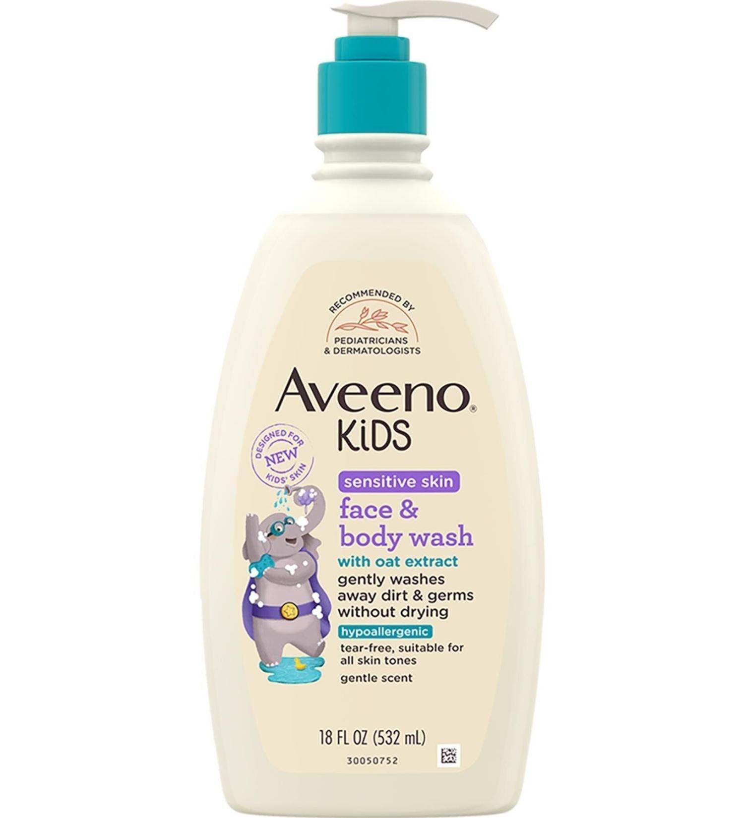 AVEENO Kids Sensitive Skin Face and Body Shampoo 532ML