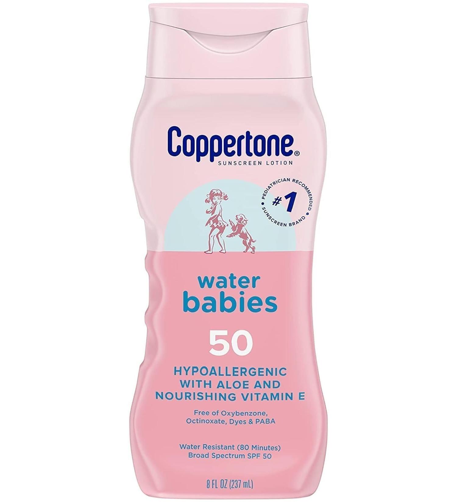 Coppertone Water Babies Spf50 Sun Lotion 237ml