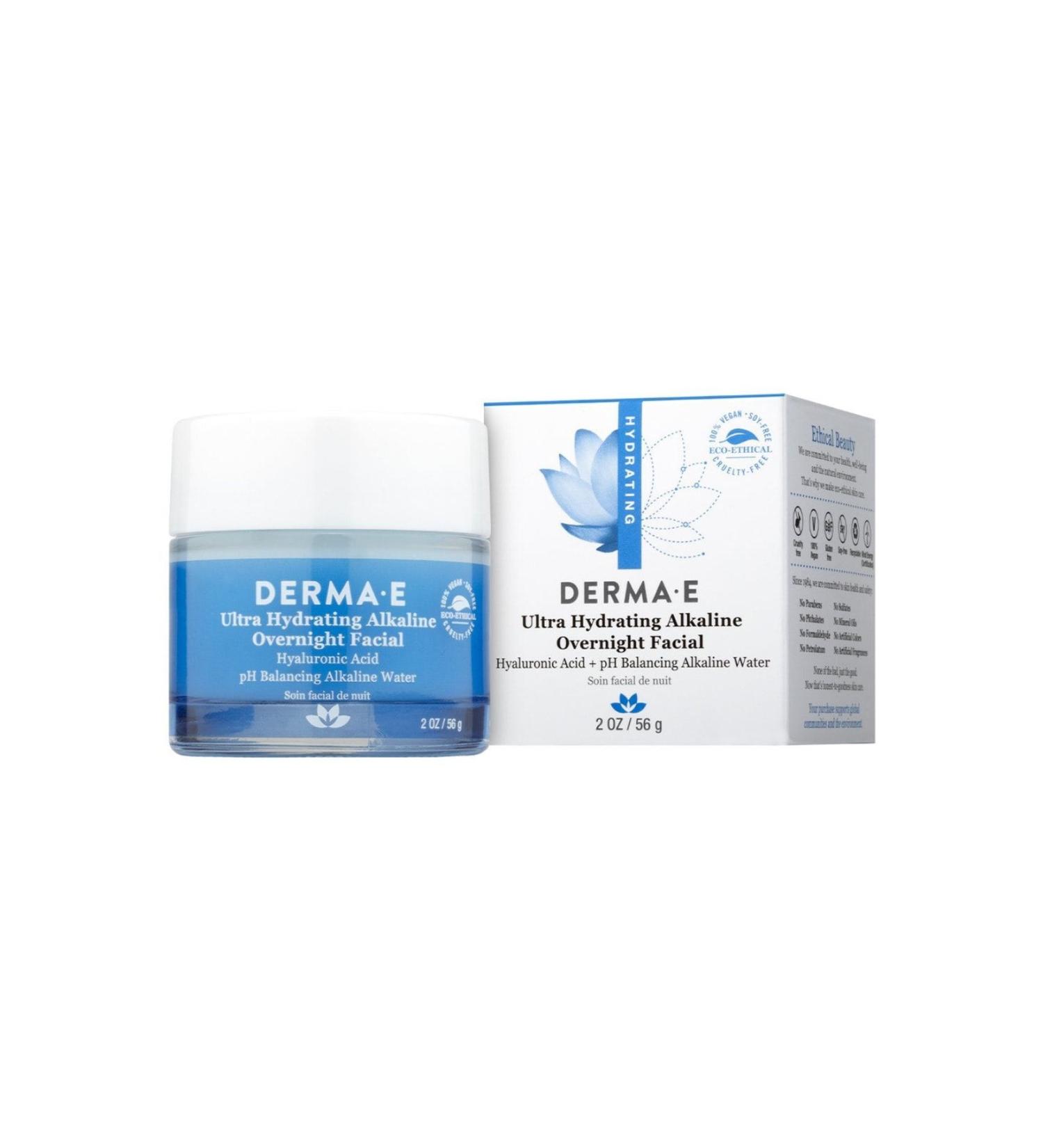 DERMA E Moisturizing Night Face Mask 56gr