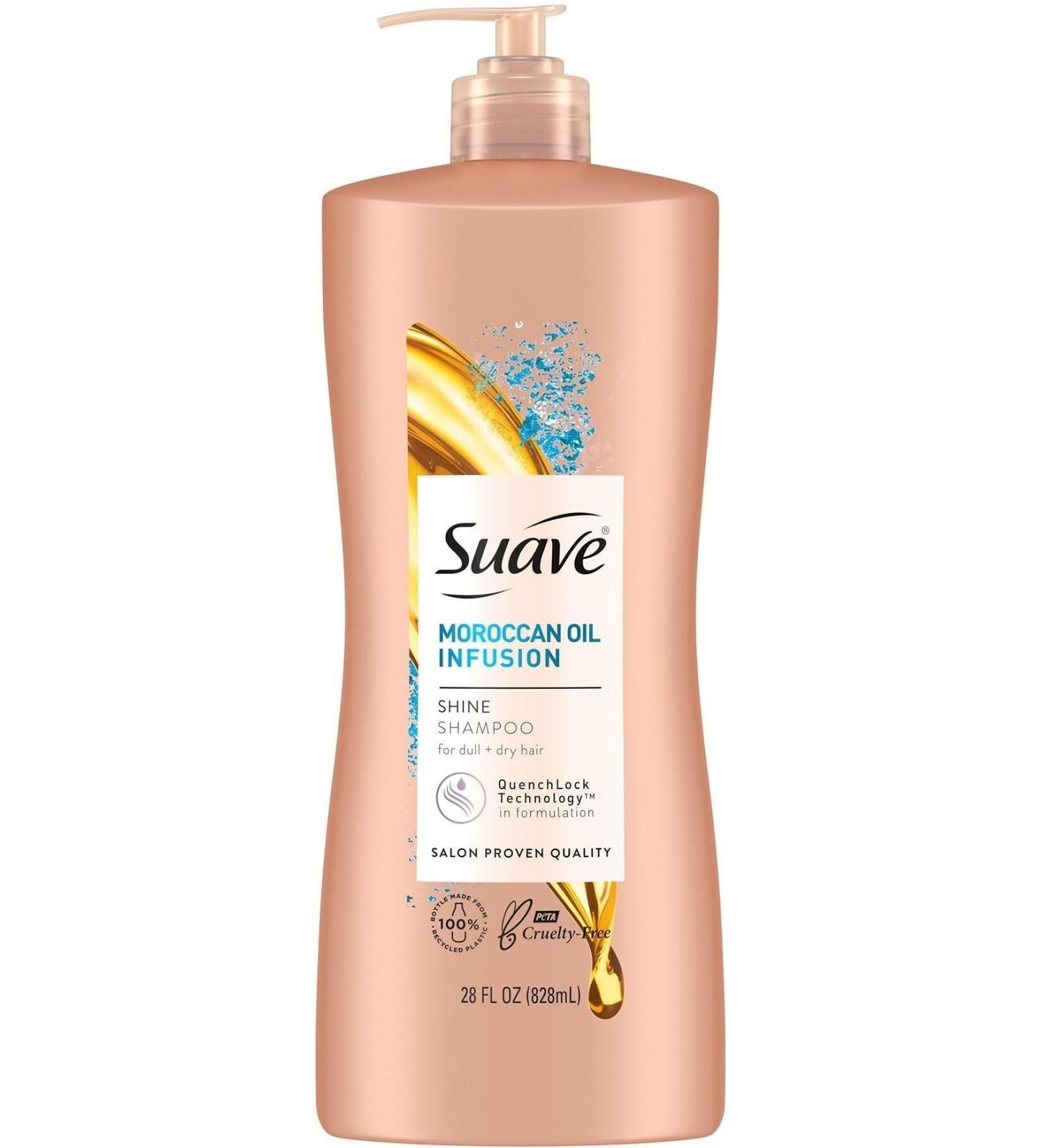Suave Moroccan Argan Oil Shine Shampoo 828ml