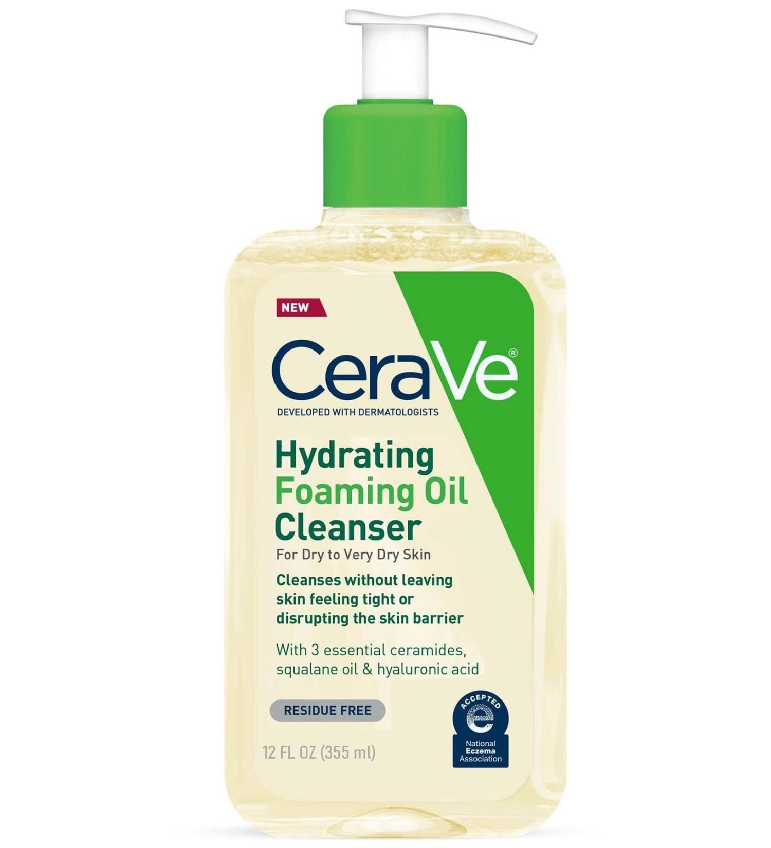 CeraVe Moisturizing Foaming Skin Cleansing Oil 355ML