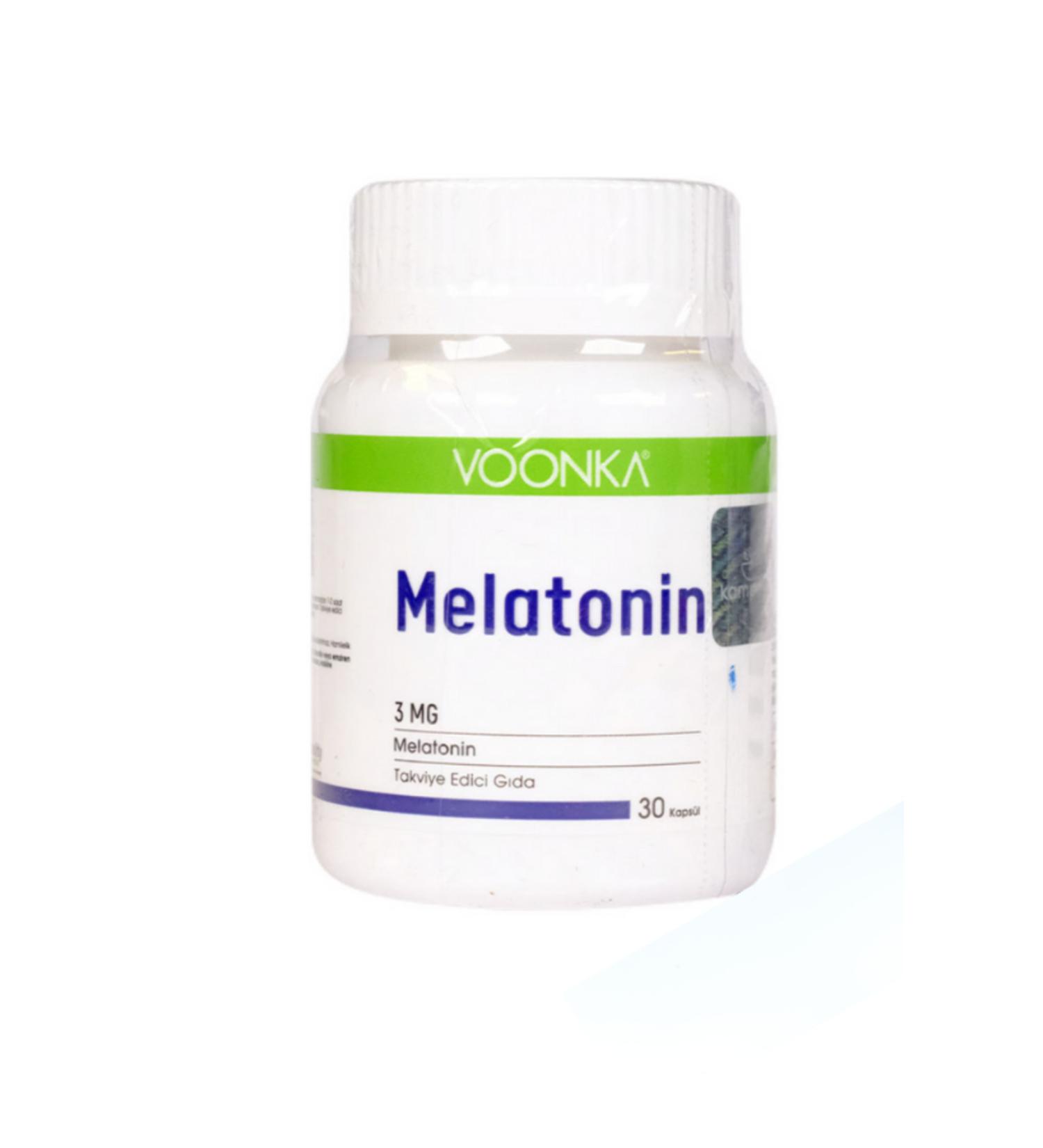 Voonka Melatonin 3 Mg 30 Capsules-