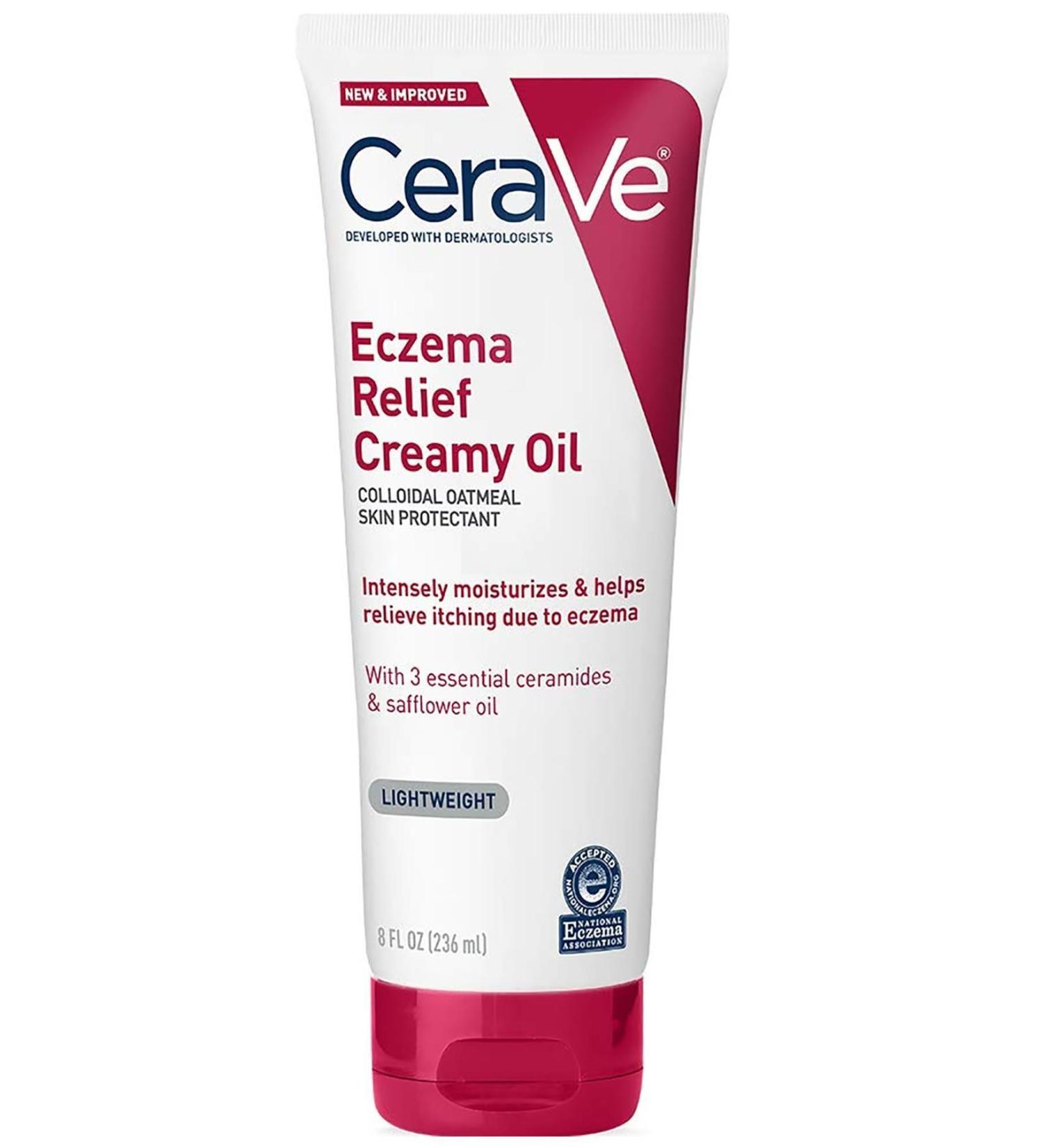 CeraVe Eczema Relief Creamy Oil Moisturizing Cream 236ML - Buy Online on GoSupps.com