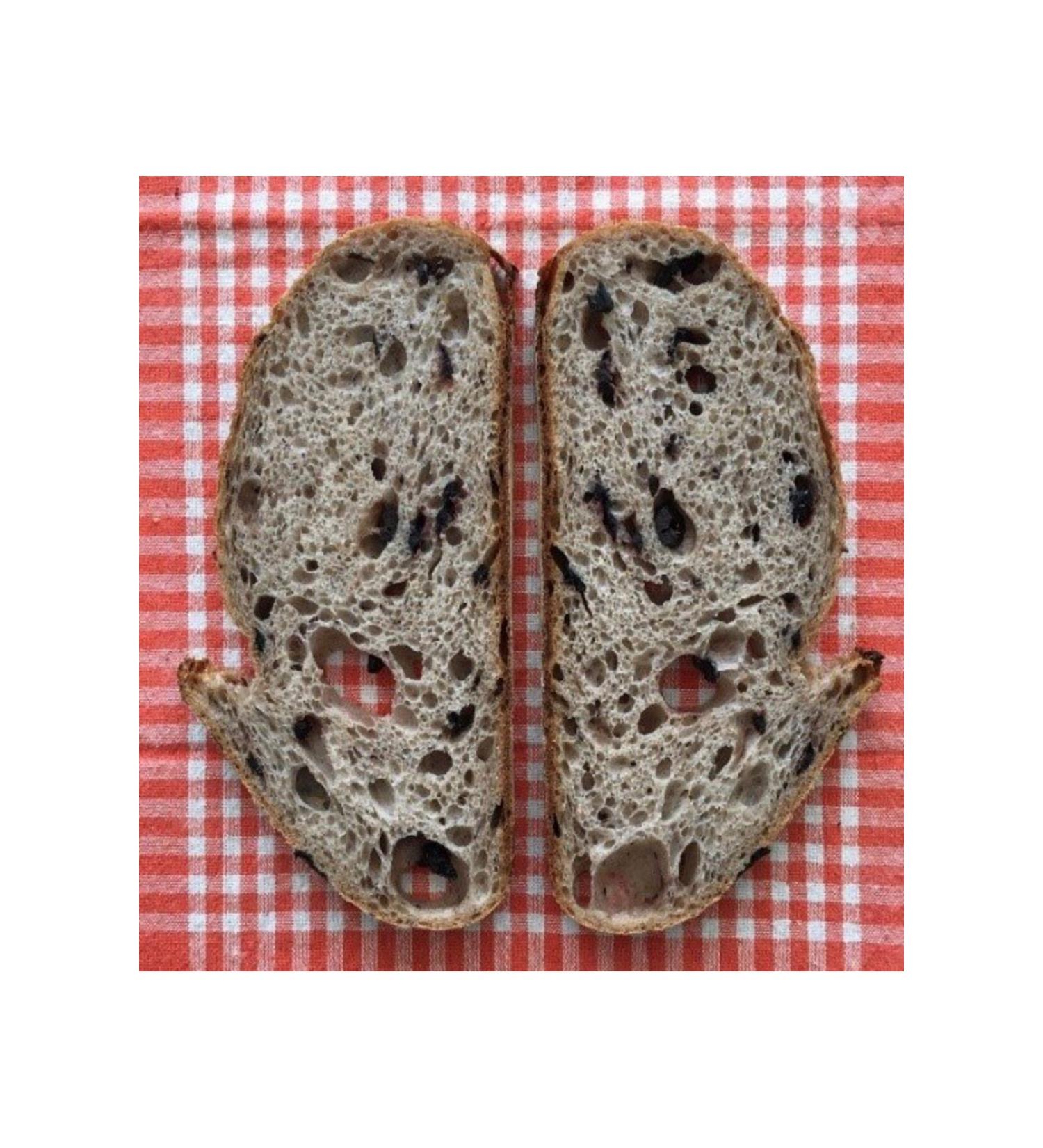 Natural Sourdough Olive Bread 850 Gr