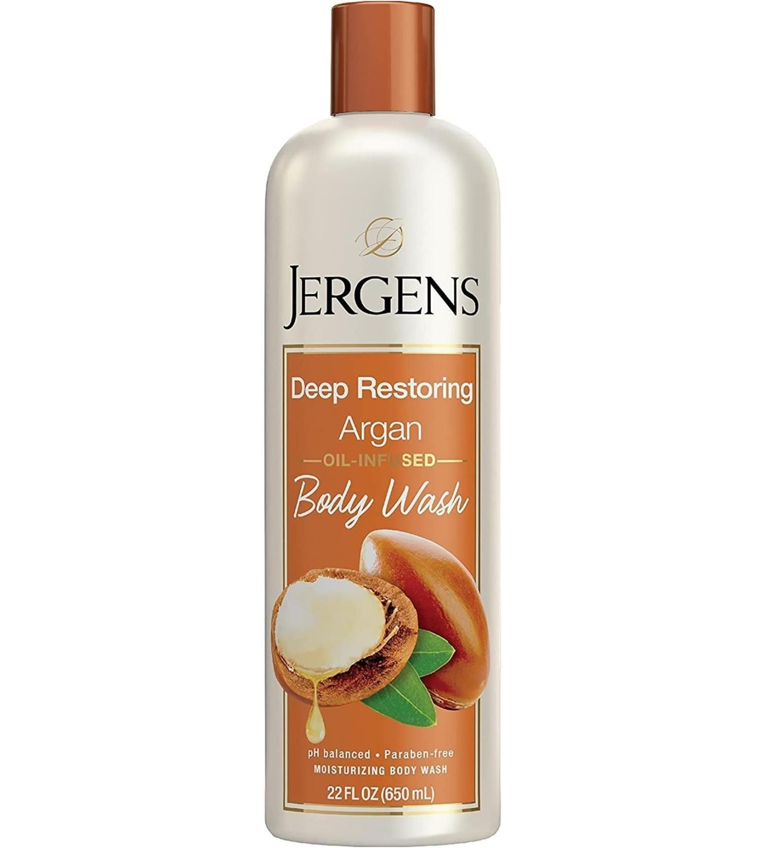 Jergens Argan Oil Moisturizing Body Wash 650ml - Buy Online on GoSupps.com