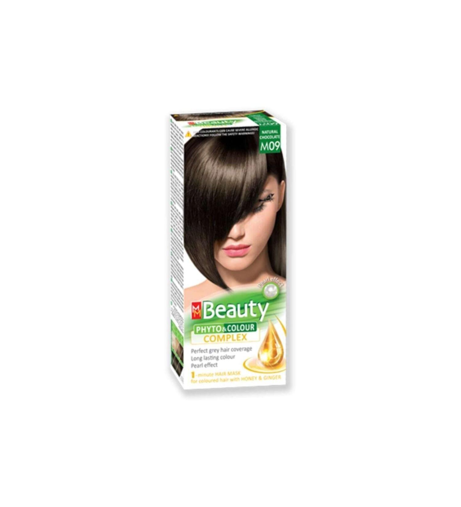 MM Beauty Herbal Hair Dye M09 Natural Chocolate Brown