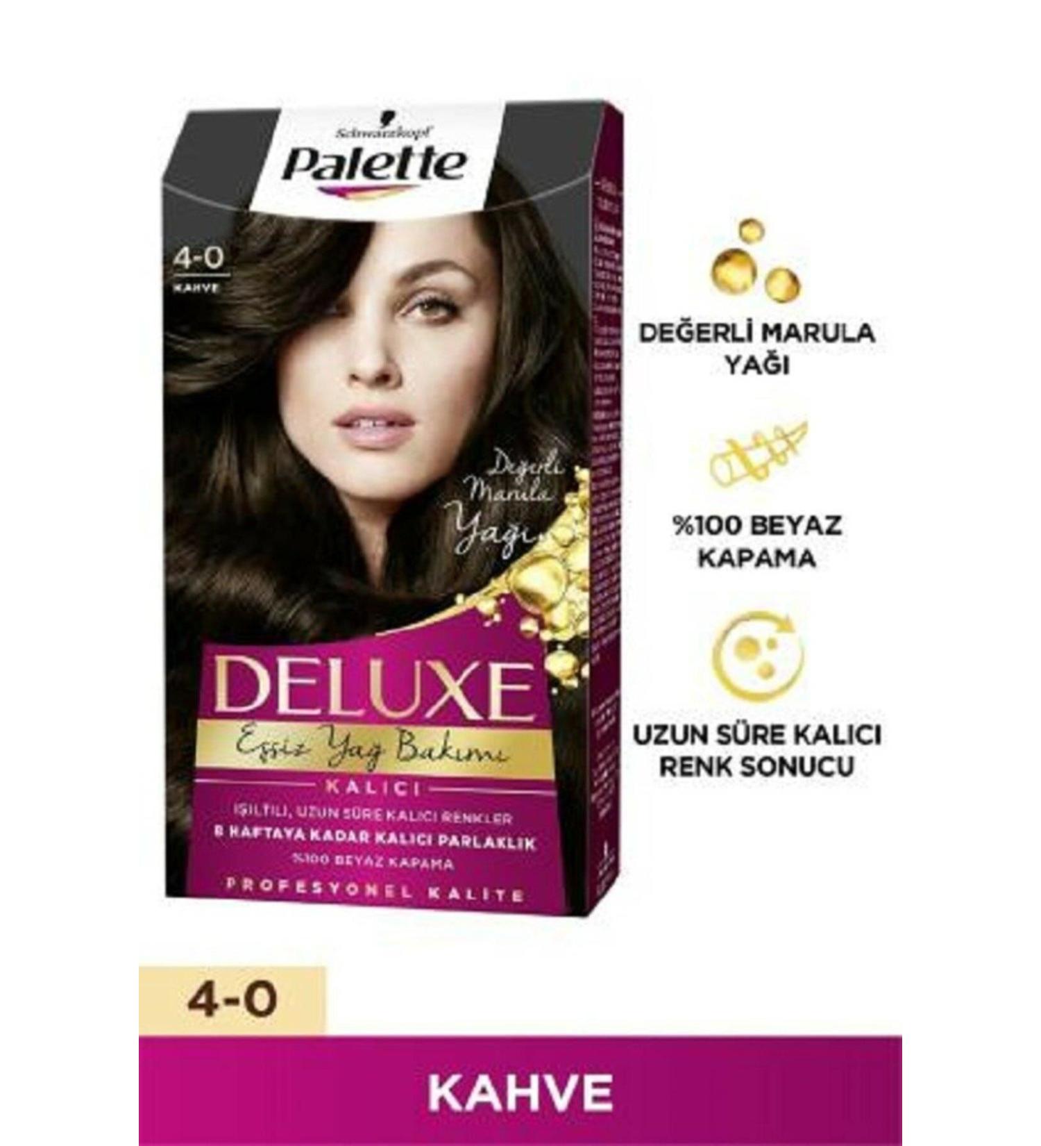 Palette Deluxe Brown (4-0) Hair Dye 6281031271827