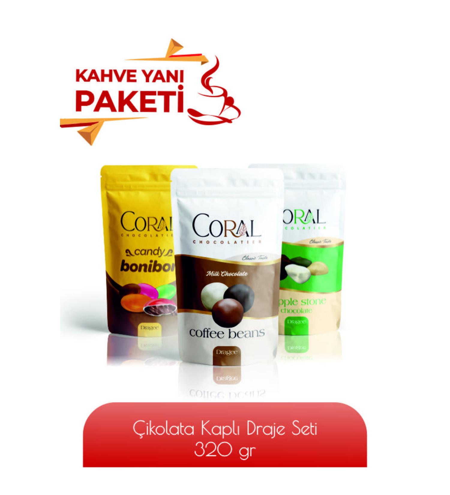 Coral 3-PIECE COFFEE BONIBON AND ESPRESSO BEAN DRAGEE - Buy Online on GoSupps.com