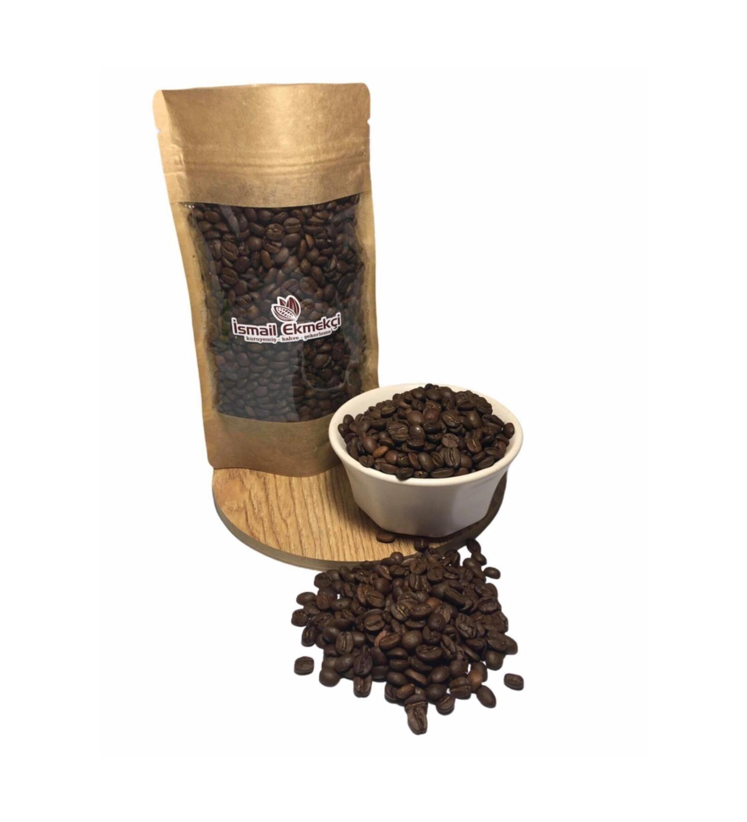 SMA L EKMEK NUTS Dark Roasted 1st quality Unground Turkish Coffee Beans (grain) 1kg