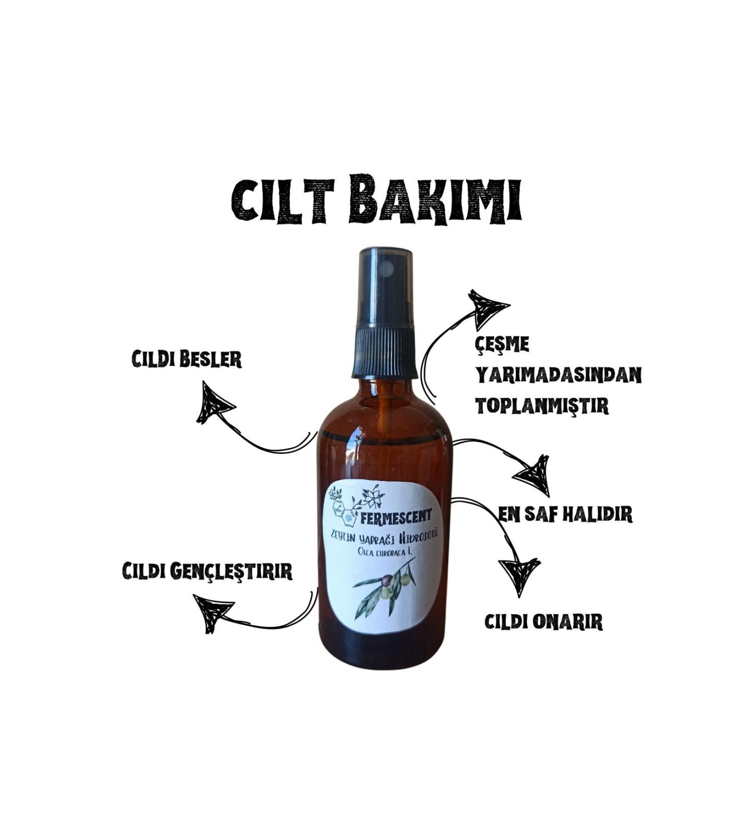 Fermescent Olive Leaf Hydrosol / Water - Skin Care - Antioxidant - Revitalizing Wild Olive Leaf