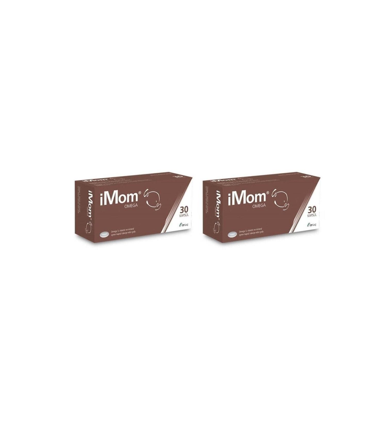 ITF la Imom Omega 30 Capsules 2 Pieces - Buy Online on GoSupps.com