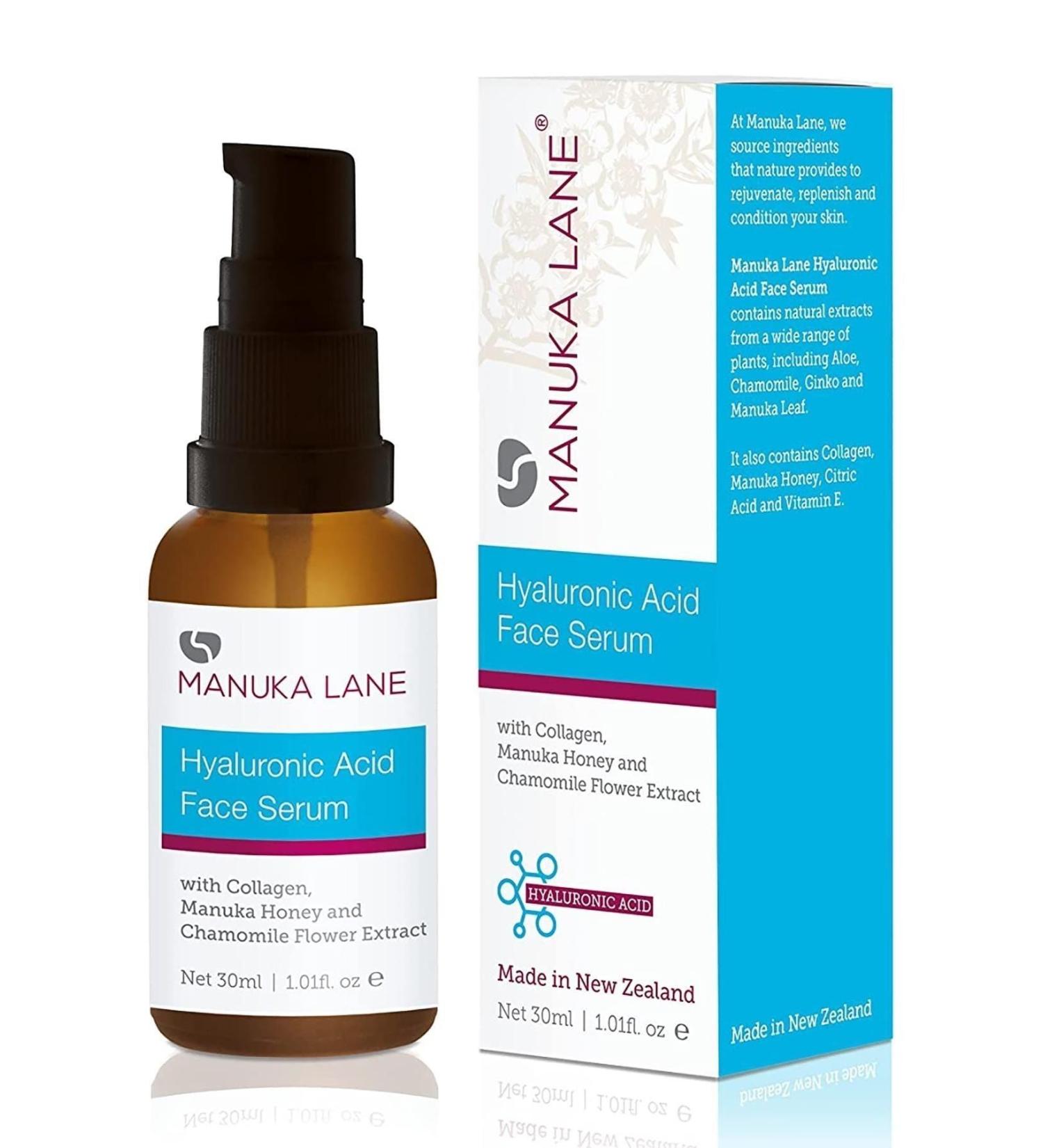 Manuka Lane Hyaluronic Acid Facial Serum 30ml