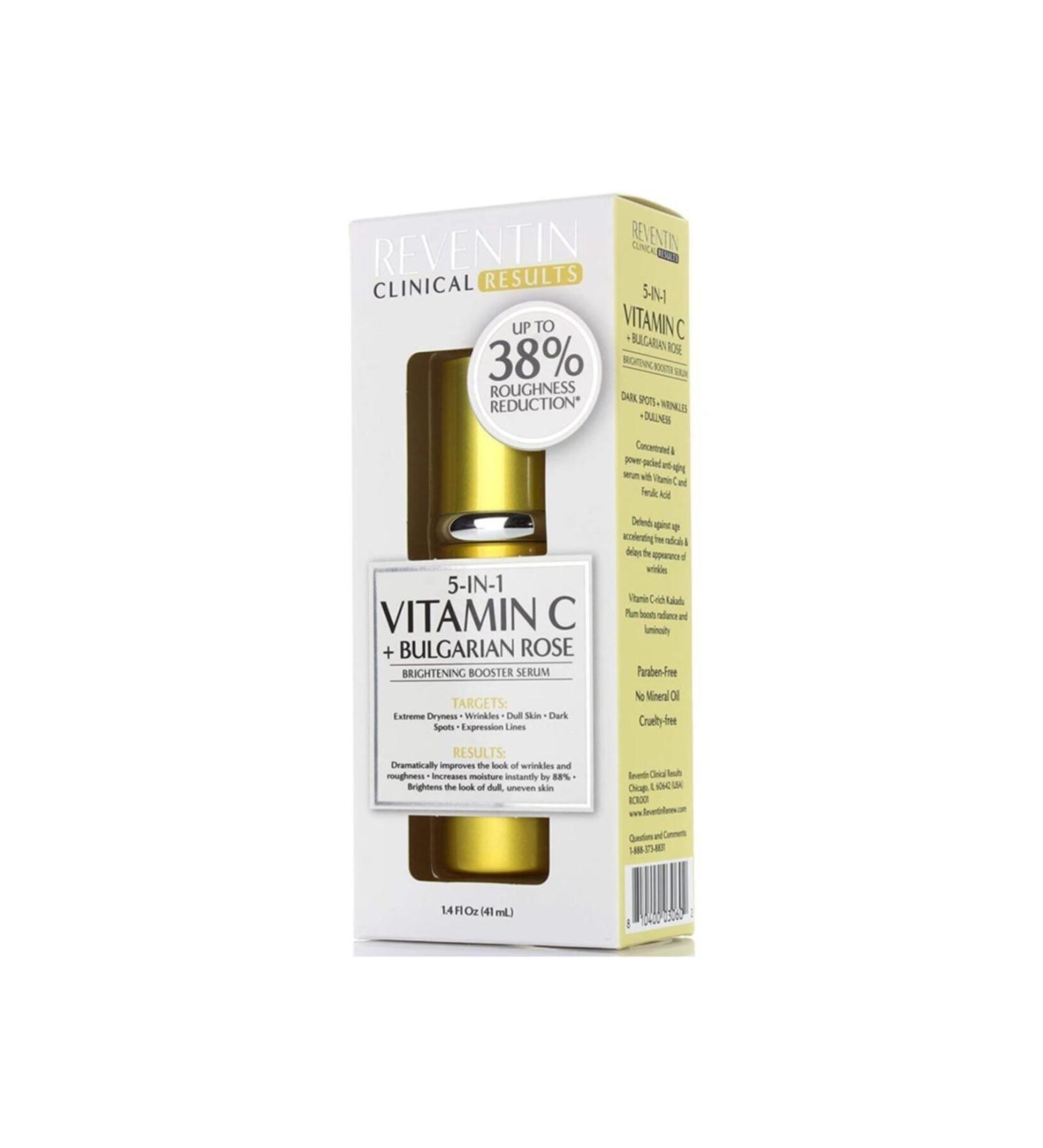 Reventin 5-in-1 Vitamin C + Bulgarian Rose Face Serum 41ml