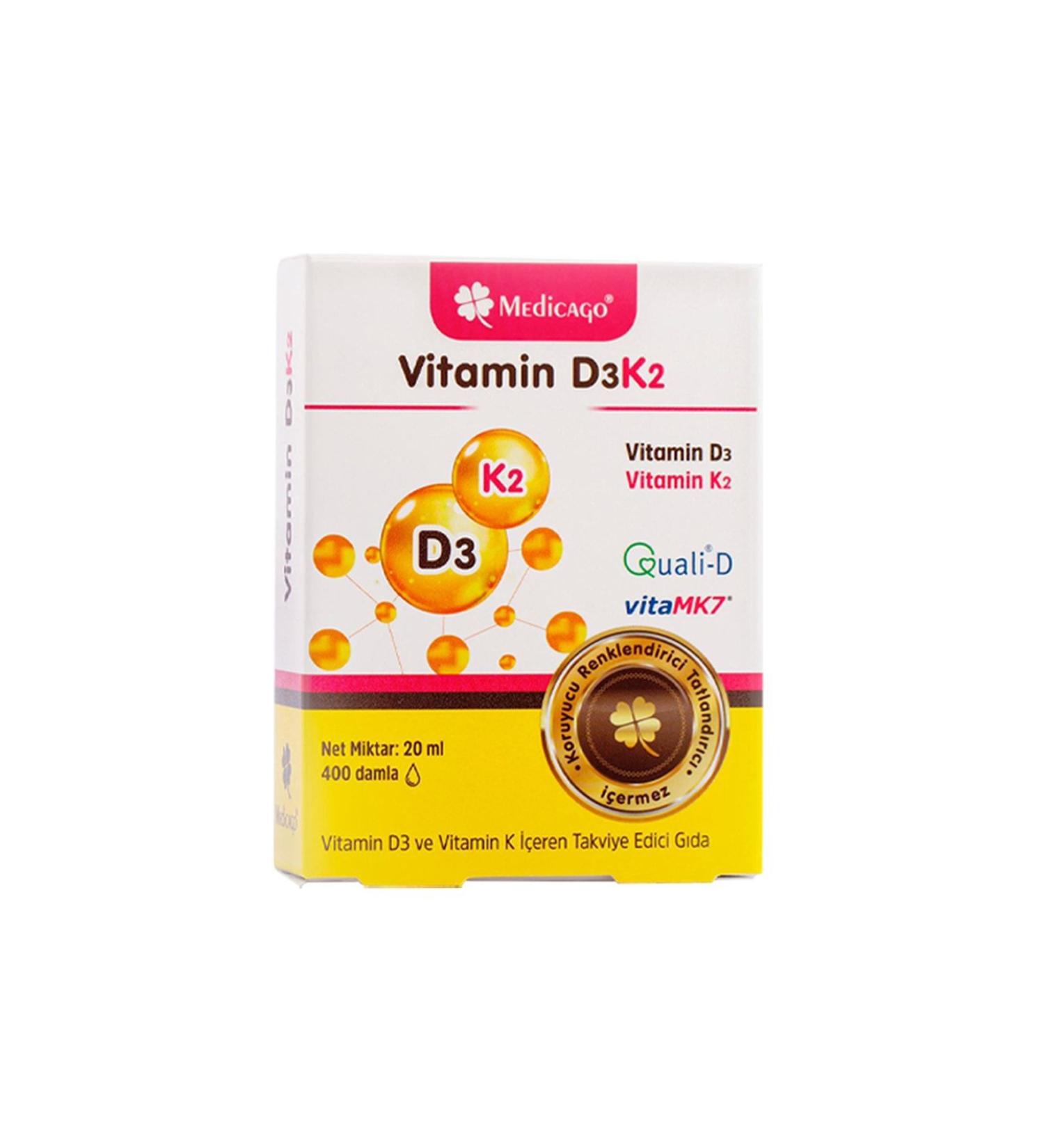MedicaGo Vitamin D3k2 20ml