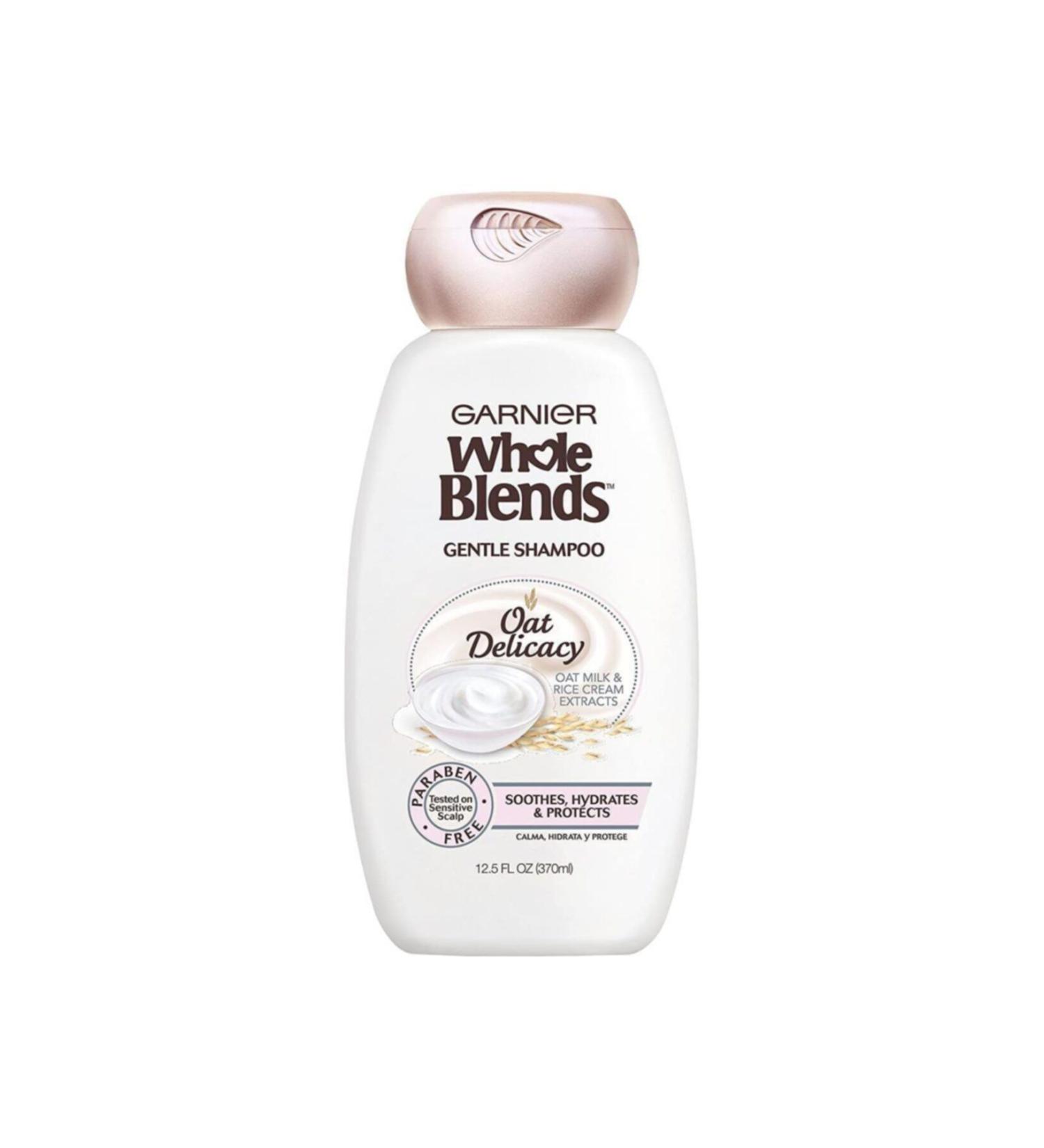 Garnier Whole Blends Oat Milk & Rice Gentle Shampoo 370ml