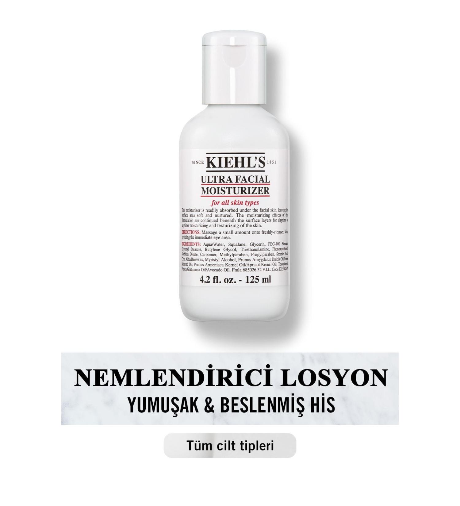 Kiehl's ULTRA FACIAL SKIN BARRIER PROTECTIVE LOTION INTENSELY MOISTURIZES THE SKIN 125 ML KEYON3076