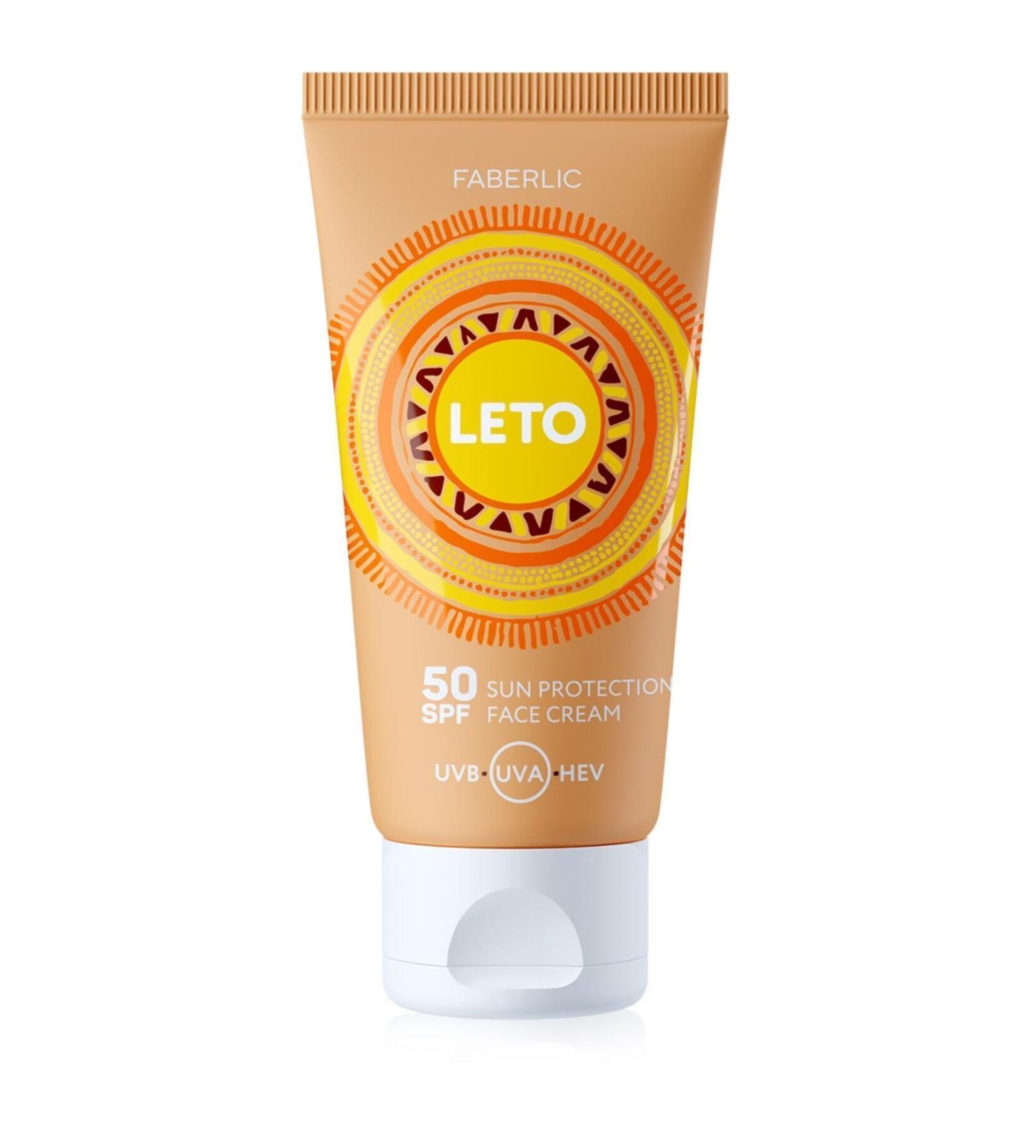 Faberlic Leto Sun Face Cream Spf 50 - 50.0 ml - Buy Online on GoSupps.com