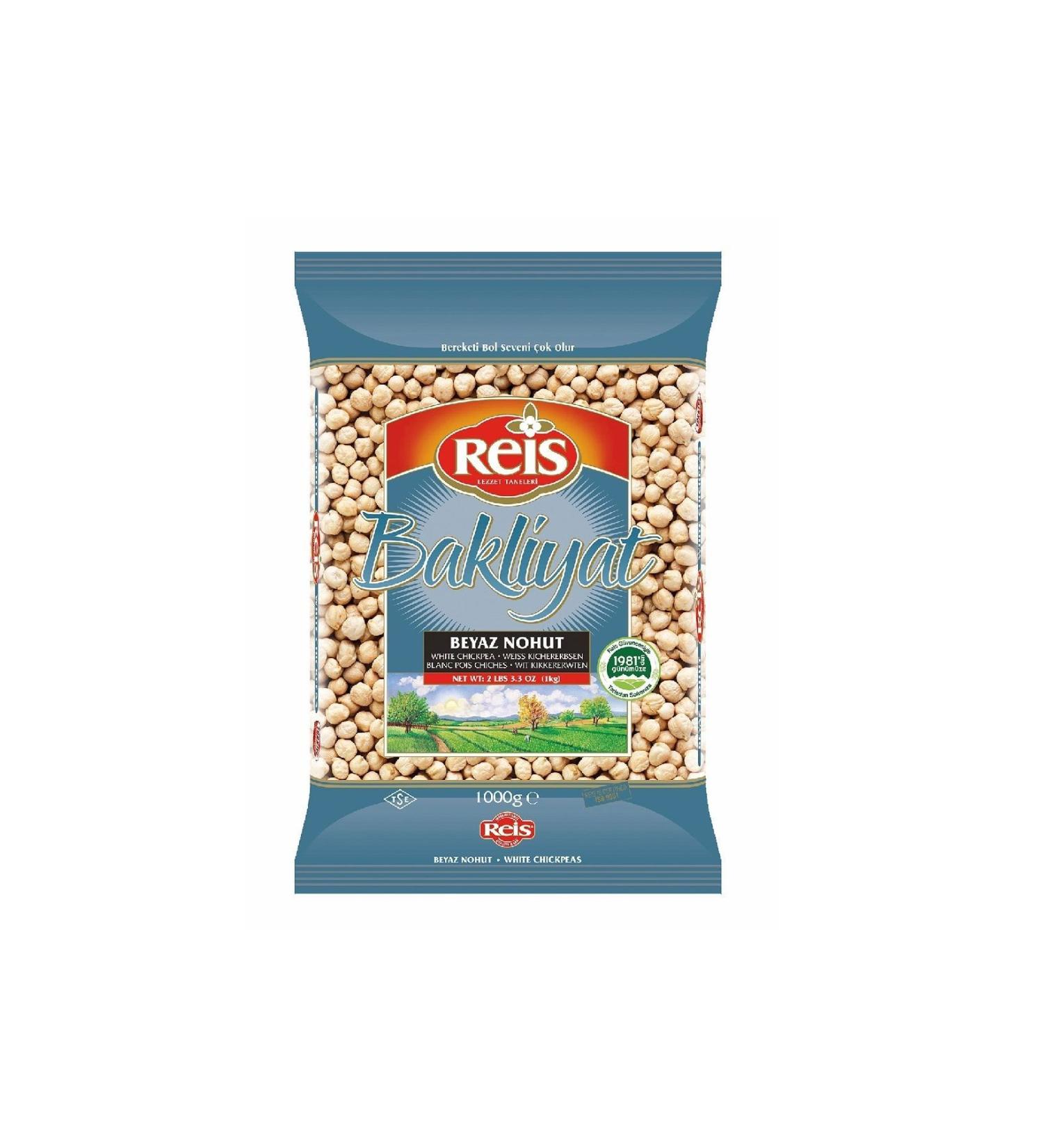 Reis Bakliyat G k e White Chickpeas 1 kg