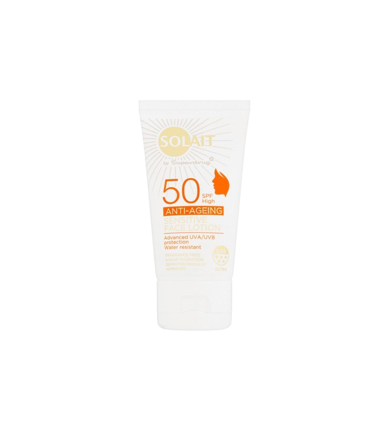 Solait Anti Age Spf 50 Sun Cream Sensitive Skin 50 ml