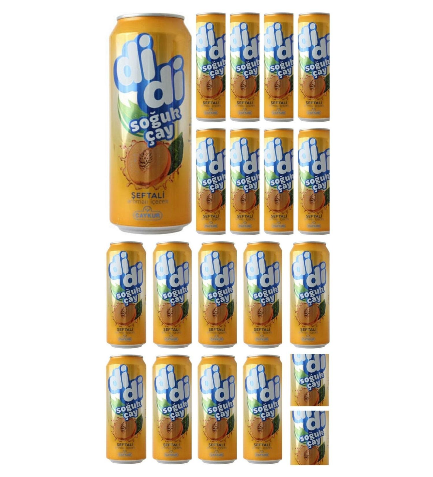 aykur Didi Iced Tea Peach Flavored 330 Ml X24 Pieces