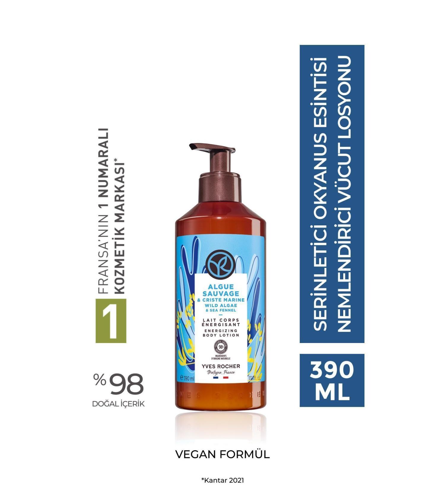 Yves Rocher Moisturizing Body Lotion - Refreshing Ocean Breeze - 390ml-66276 - Buy Online on GoSupps.com