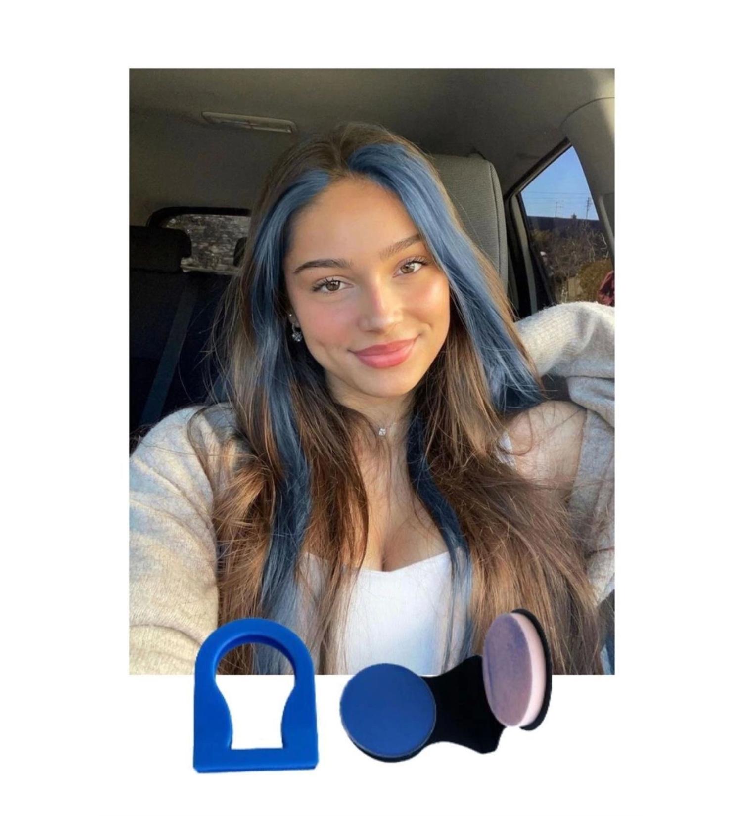 ROWENAROSE Hair Chalk Hair Dye Blue - Buy Online on GoSupps.com
