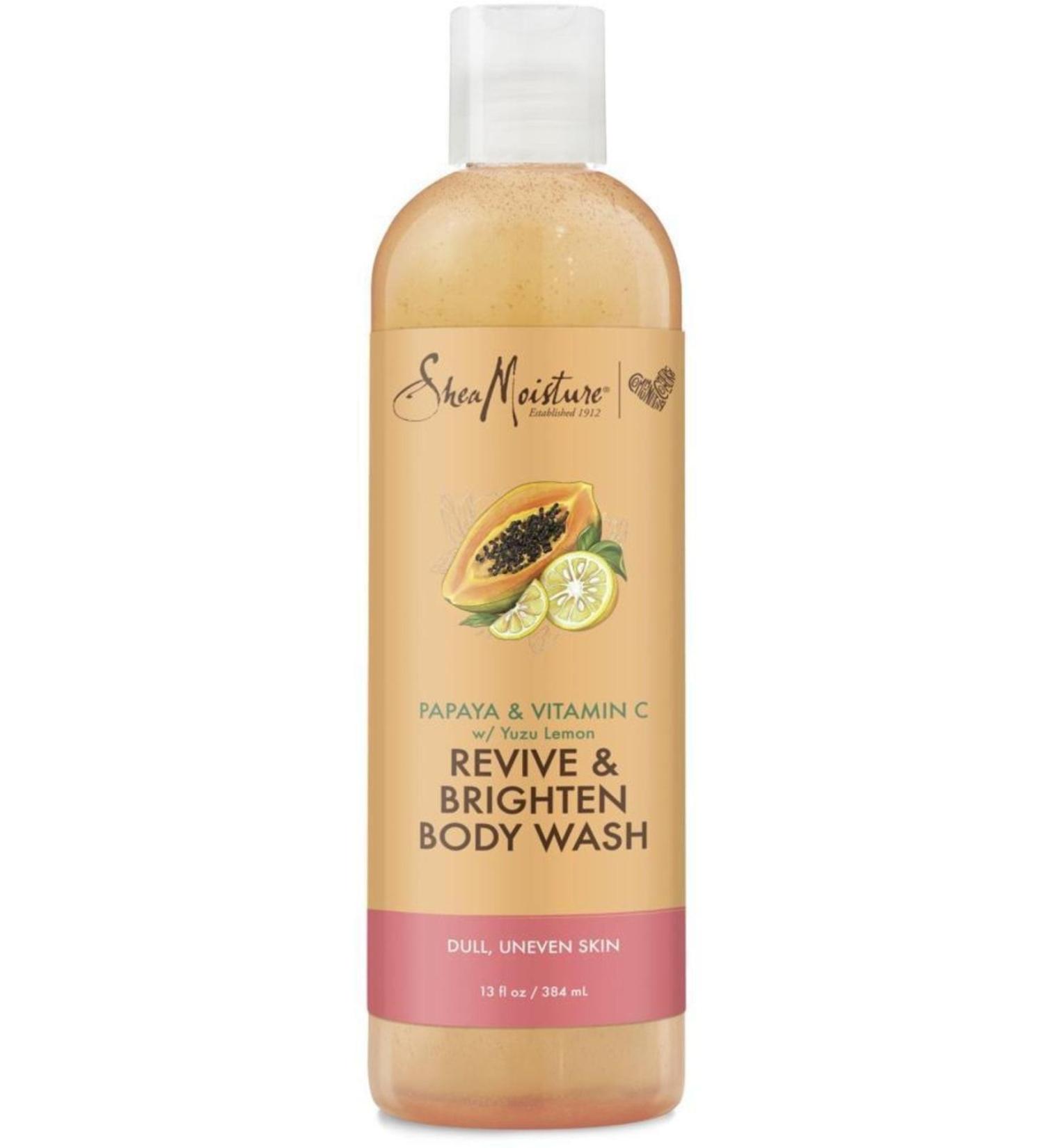 Shea Moisture Papaya & Vitamin C Revitalizing & Brightening Body Wash 384ml