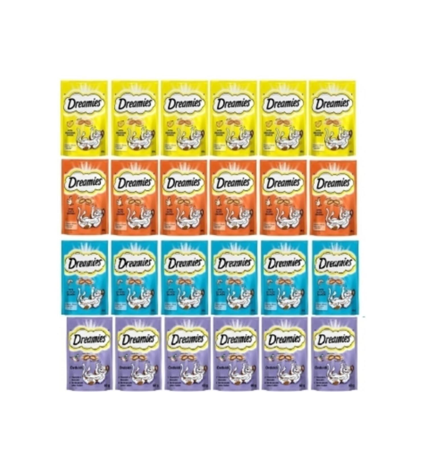Dreamies 12 Pack Super Mixed Cat Treats (1 Pack 60 Gr)