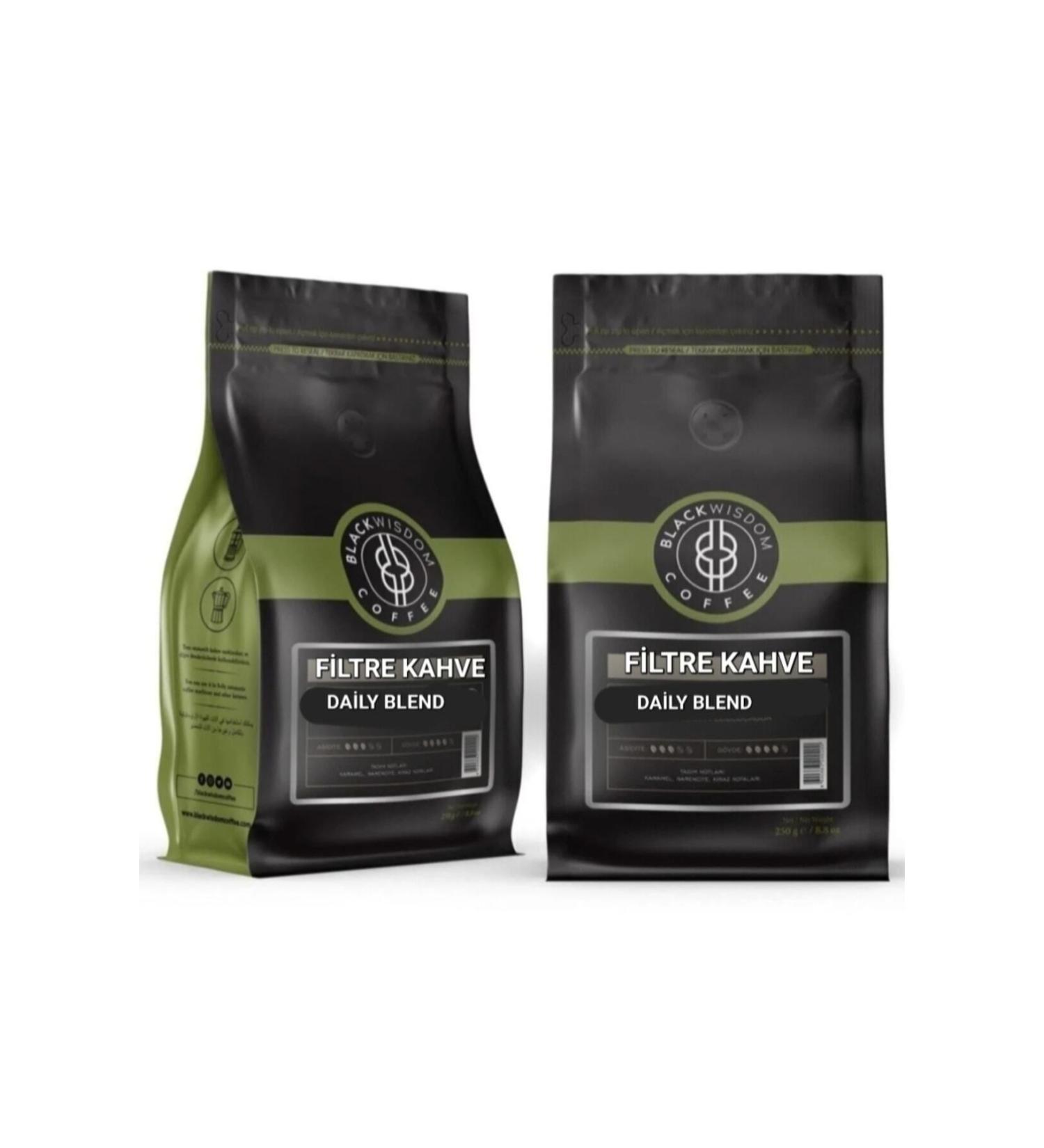 Hisar Coffee Black Wisdom Daily Blend Filter Coffee 250 Grams