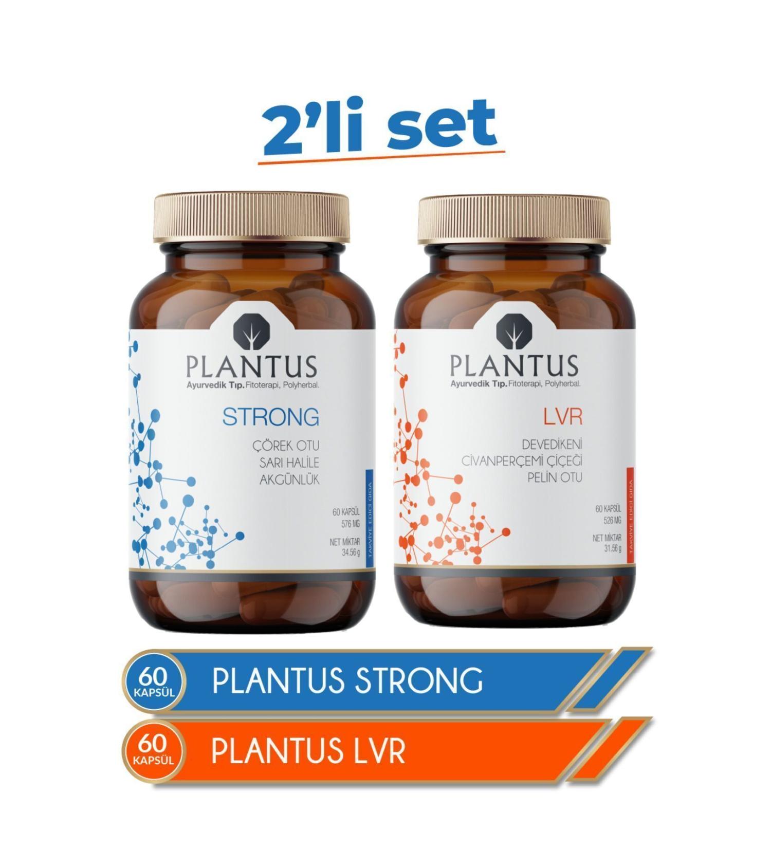Plantus STRONG & LVR Herbal Capsule-Support for Immune System and Liver Health - Buy Online on GoSupps.com