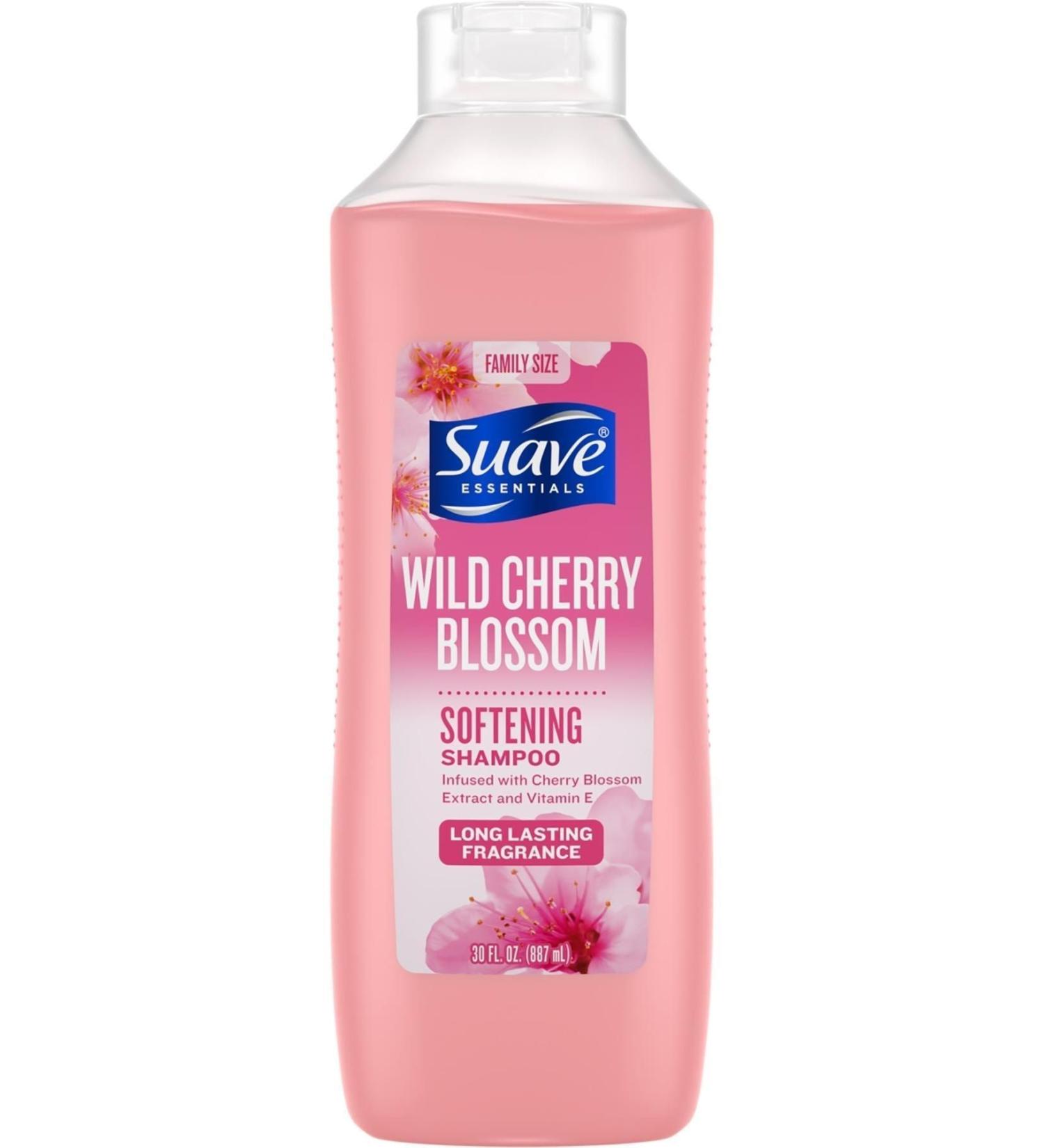 Suave Essentials Wild Cherry Blossom Softening Shampoo 887ml