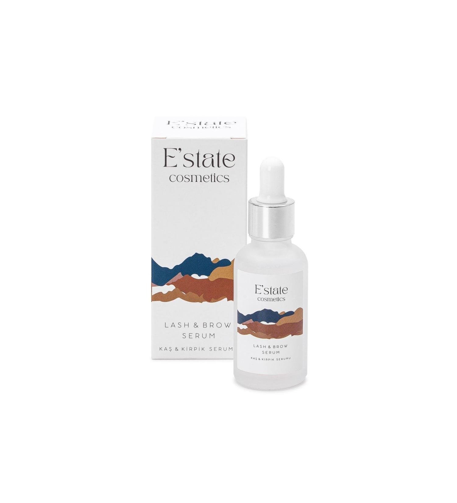 Estate Cosmetic Eyebrow Eyelash Care Oil 30 ml with Vitamin E - Buy Online on GoSupps.com