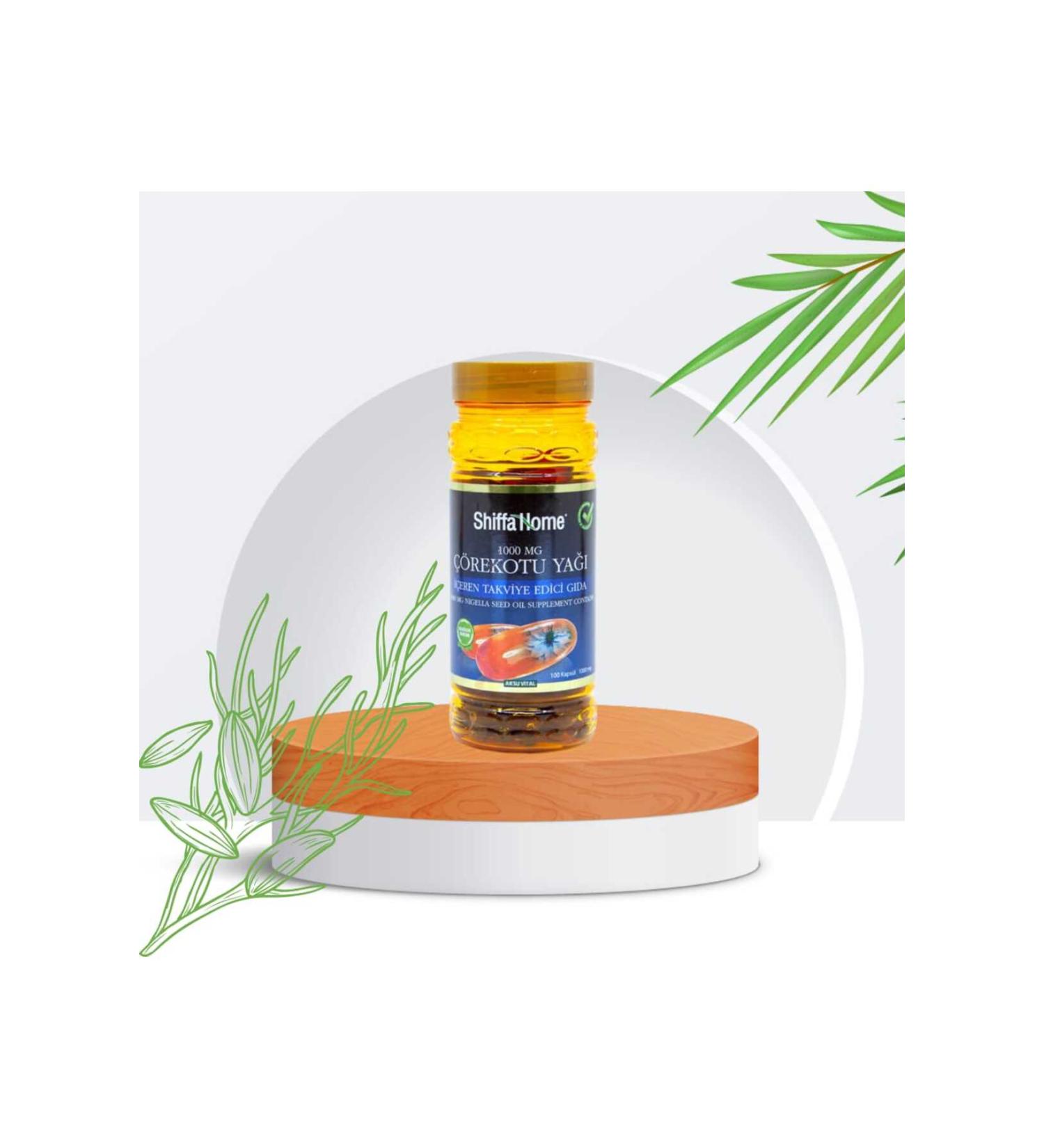 Shiffa Home Black Cumin Oil 100 Softgels- 1000 mg