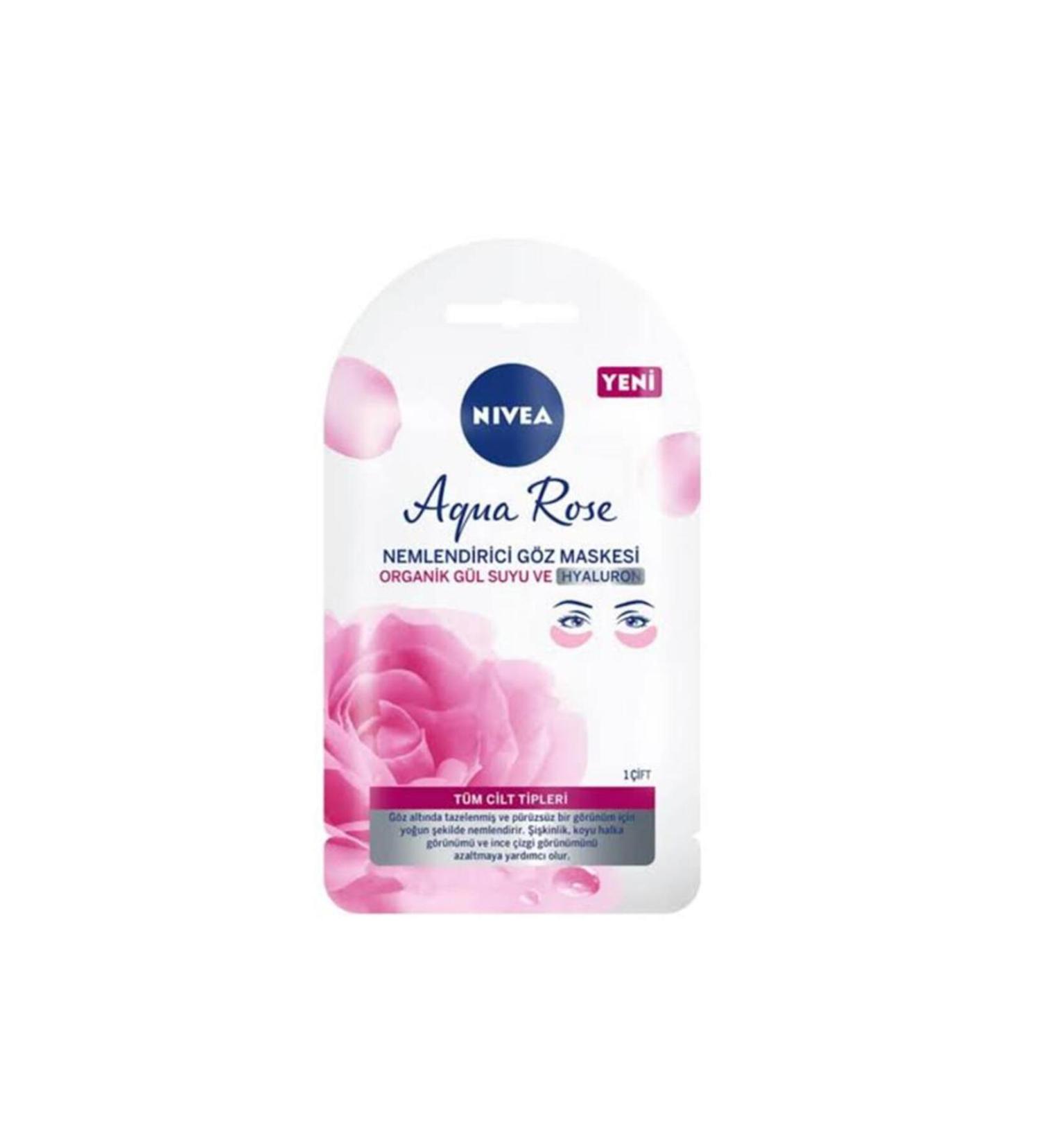 NIVEA Aqua Rose Moisturizing Eye Mask