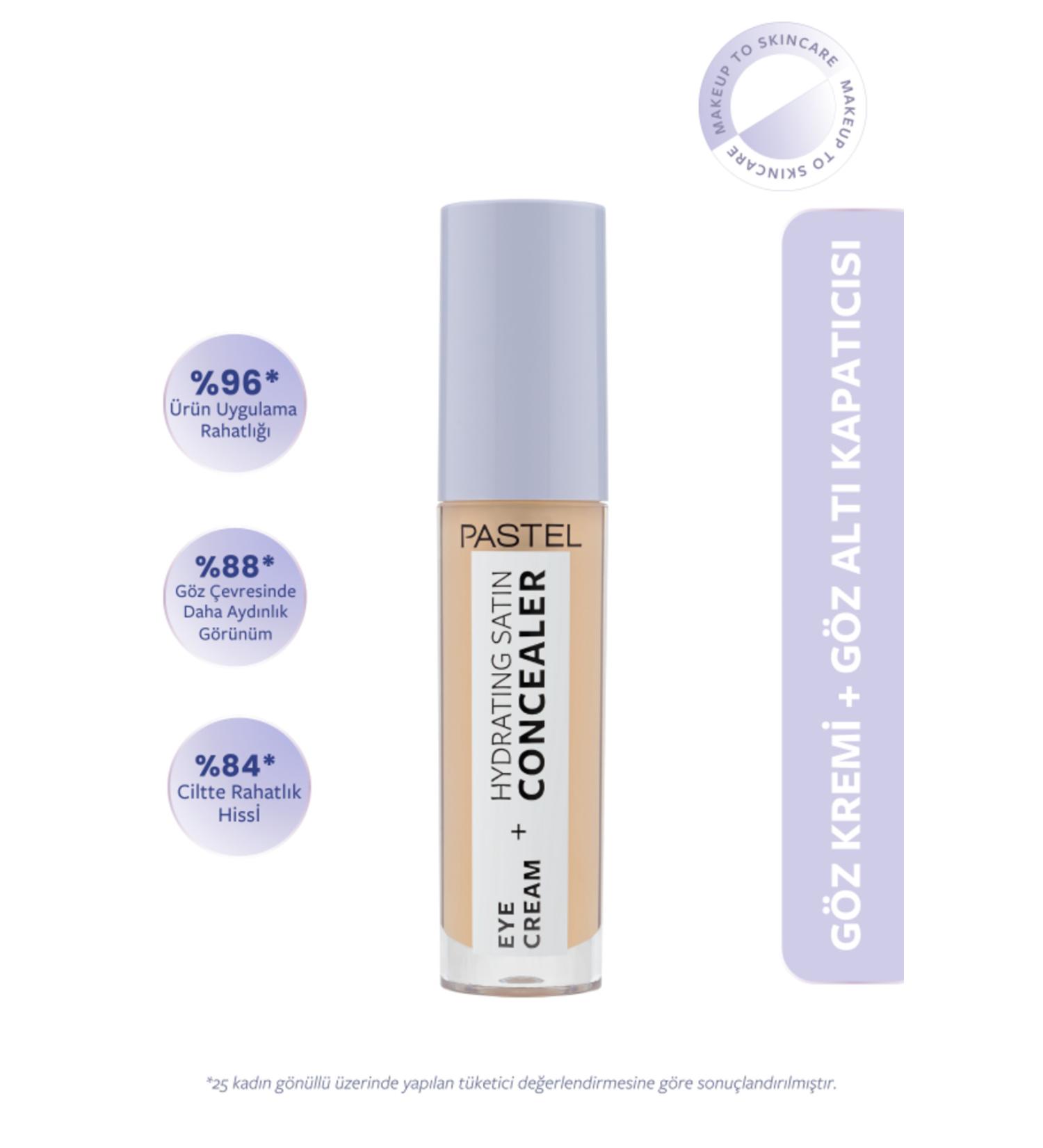 Pastel Eye Cream Hydrating Satin Concealer - Eye Cream Under Eye Concealer 64 Medium Light - Buy Online on GoSupps.com