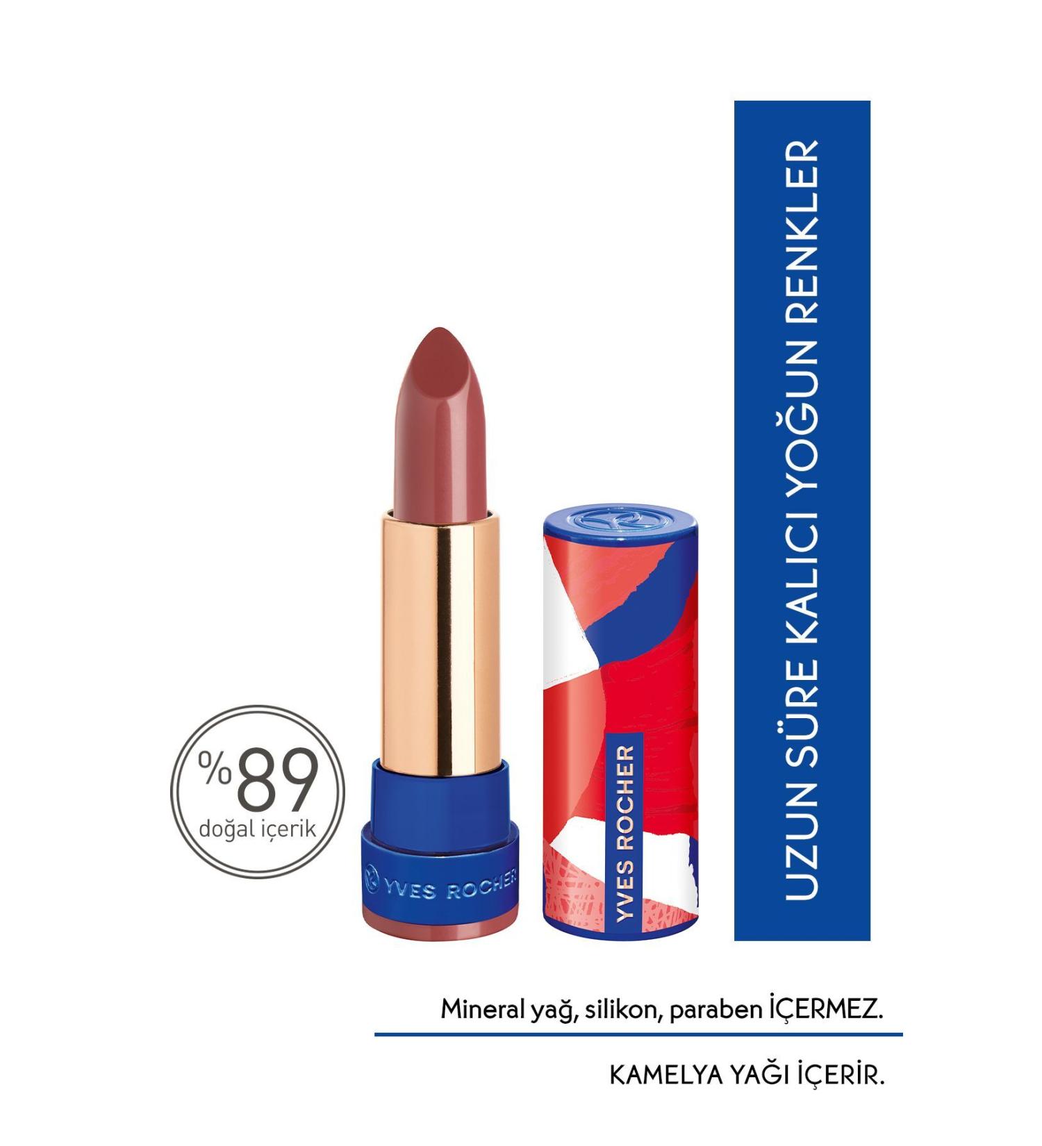 Yves Rocher Ultra Moisturizing Intense Color Satin Lipstick-02. Dusty Rose-3.8 G-77802