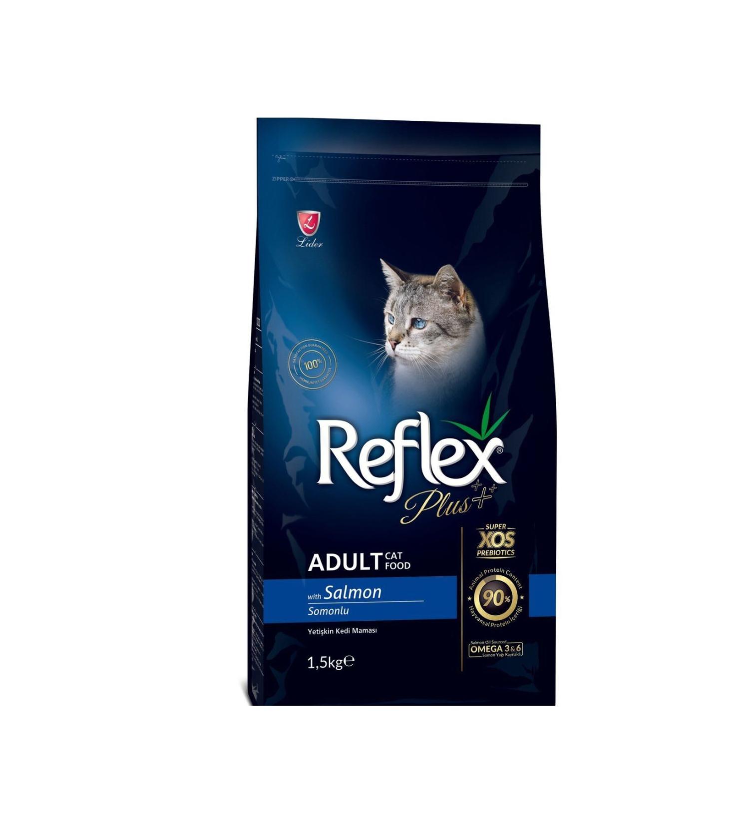 Reflex Plus Adult Cat Food with Salmon 1.5 Kg