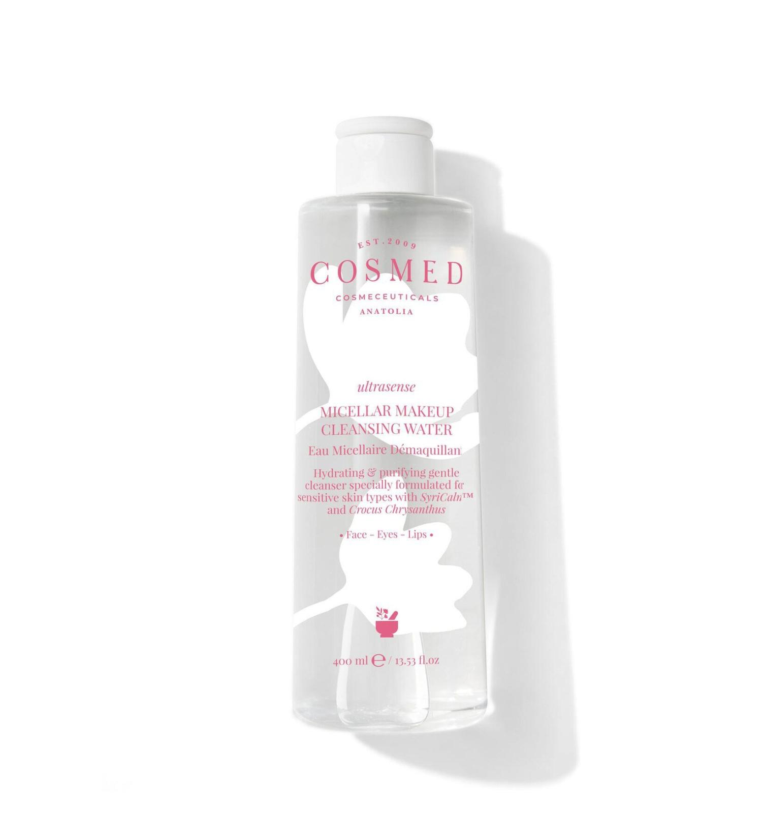 COSMED Makeup Cleansing Water Micellar Water for Sensitive Skin 400 ML - Carest Cosmetic
