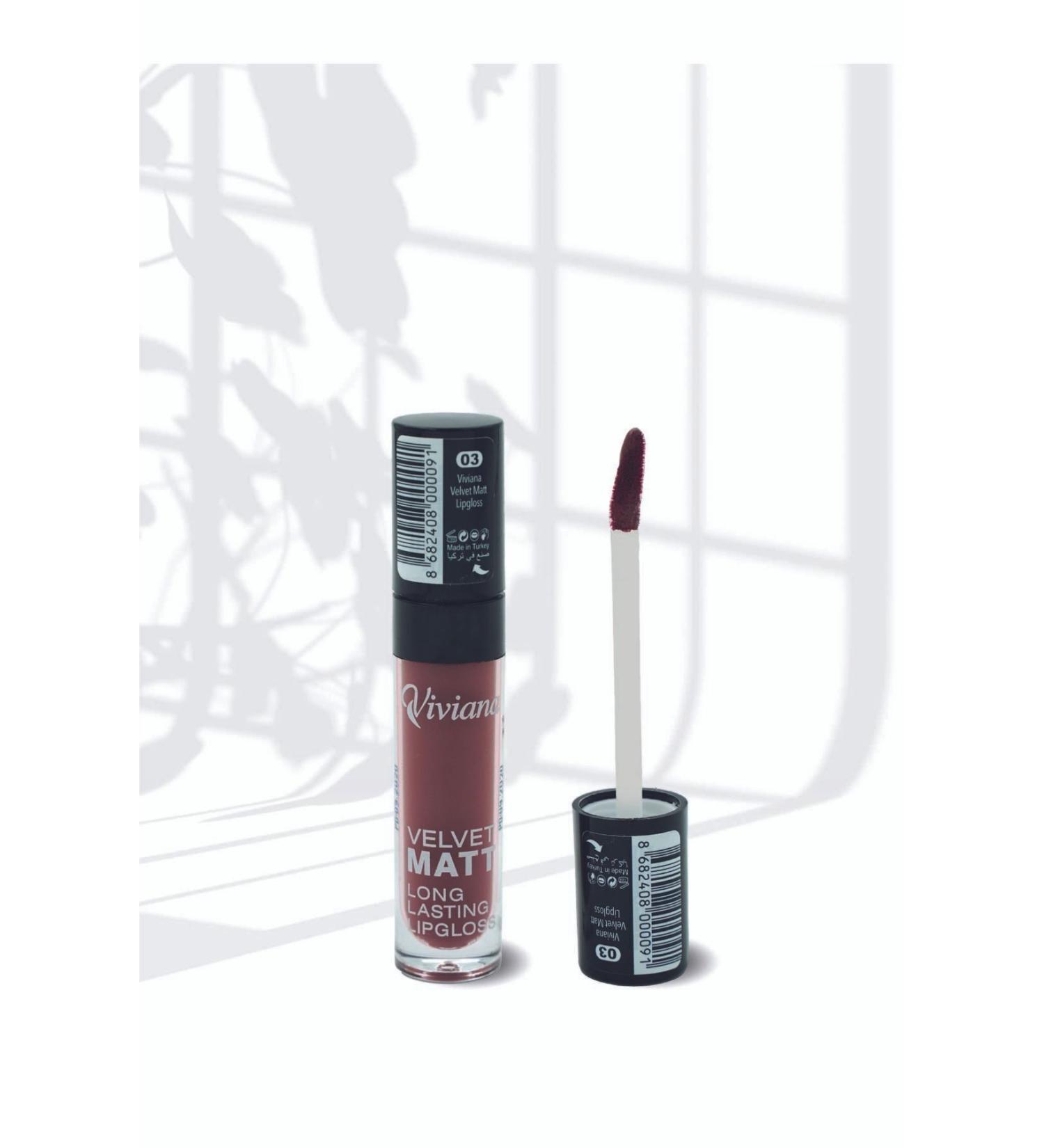 Viviana Velvet Matt Long Lasting Lipgloss 03