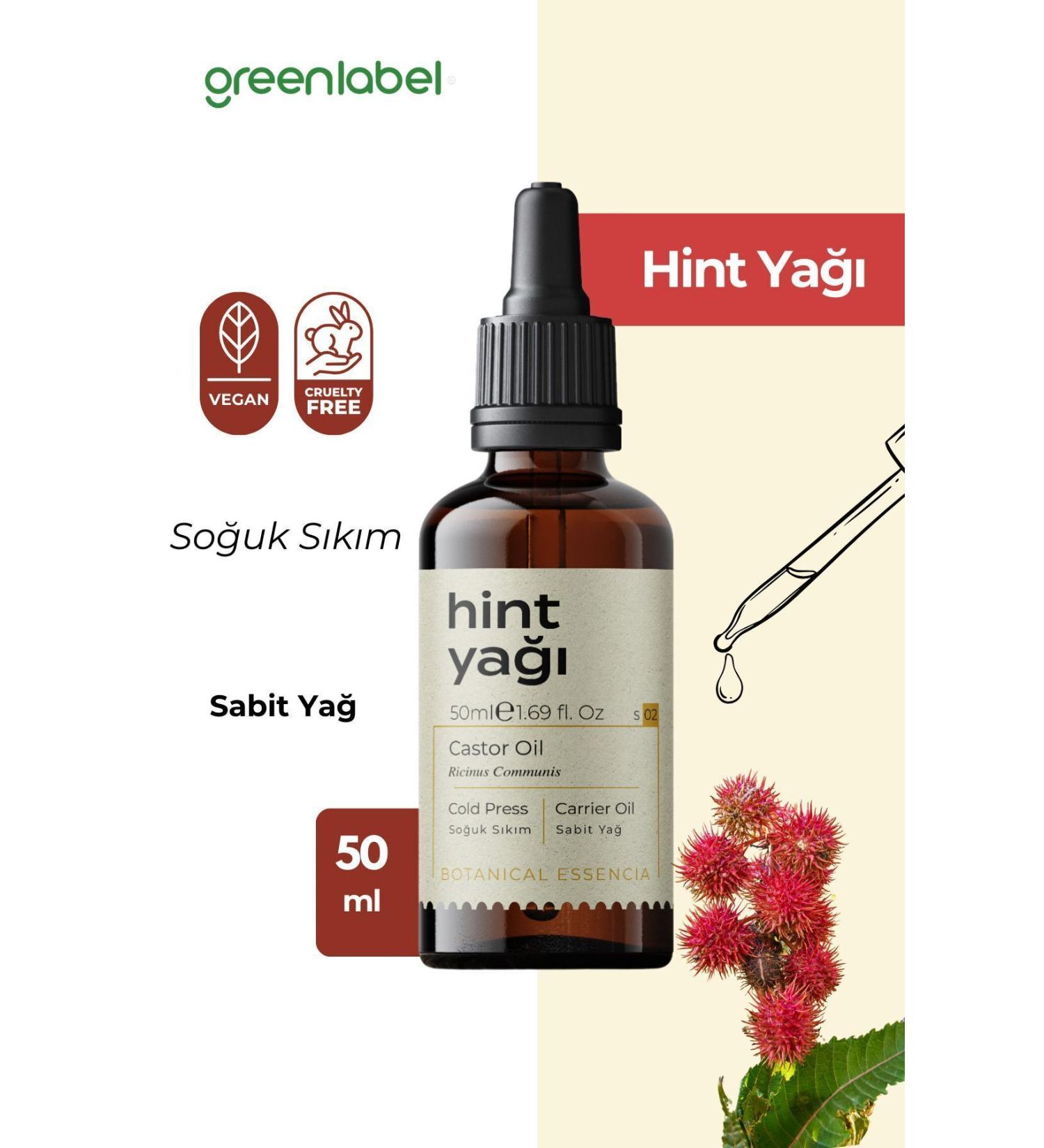 Green Label Castor Oil 50 Ml. - Buy Online on GoSupps.com