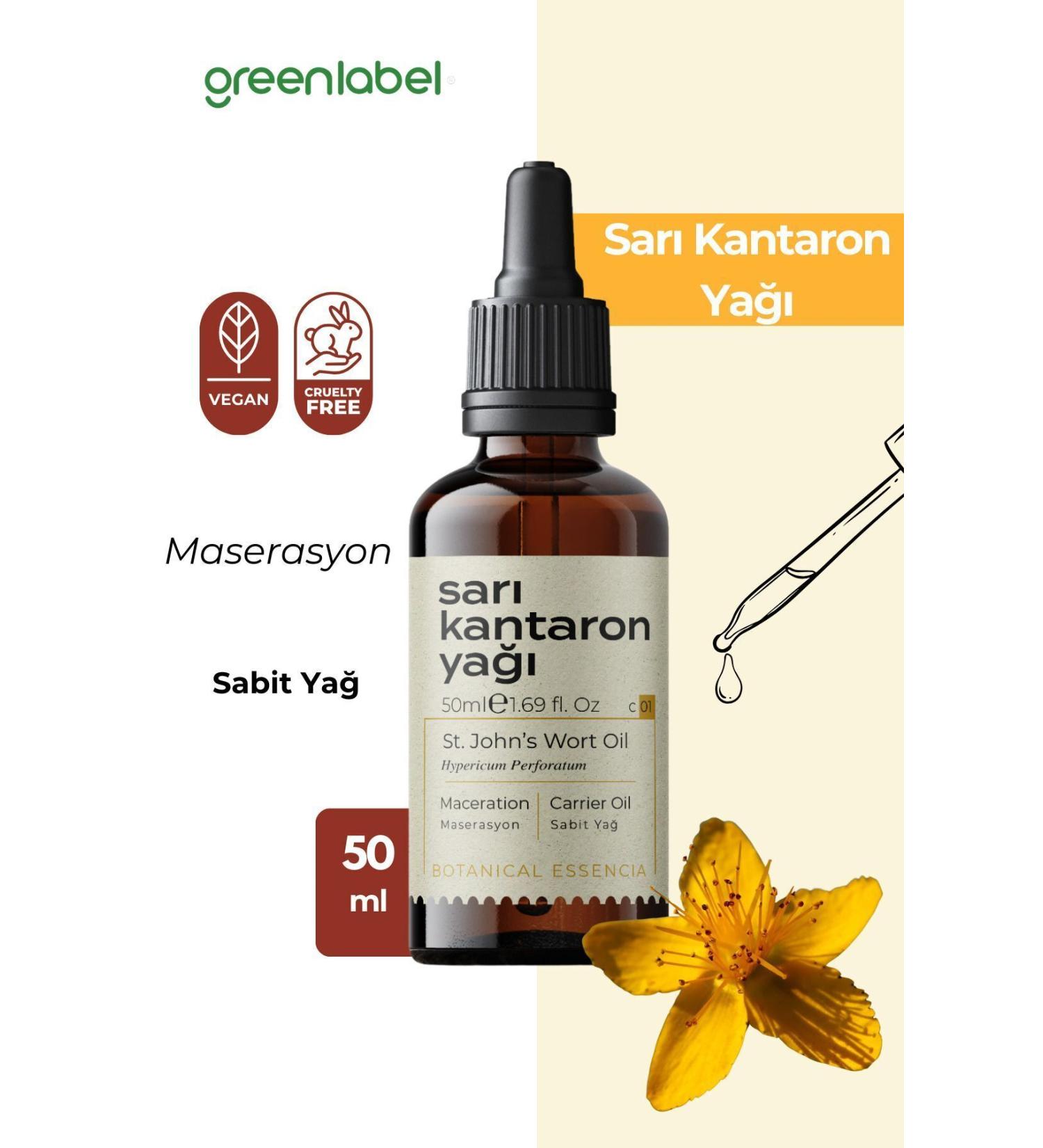 Green Label St. John's Wort Oil 50 Ml. - Buy Online on GoSupps.com