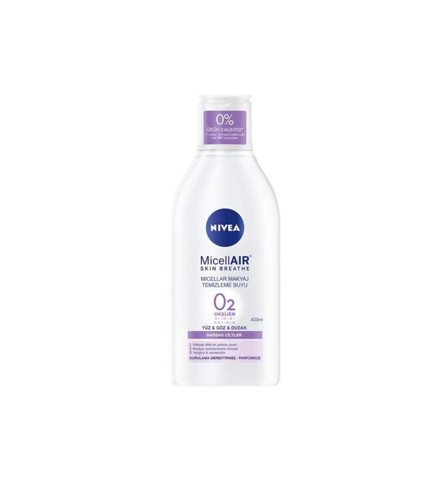 NIVEA Nivea Make-Up Remover Micellair O2 Sensitive Skin 400 Ml